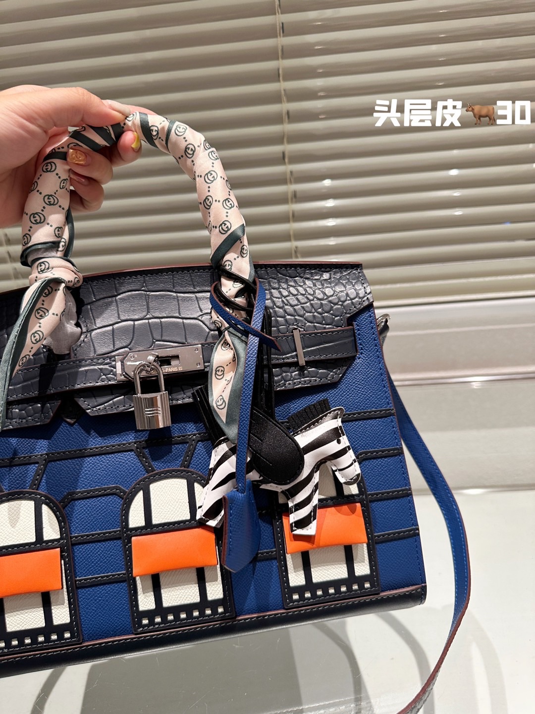 H Birkin30cm SellierFaubourg size: 30 cm