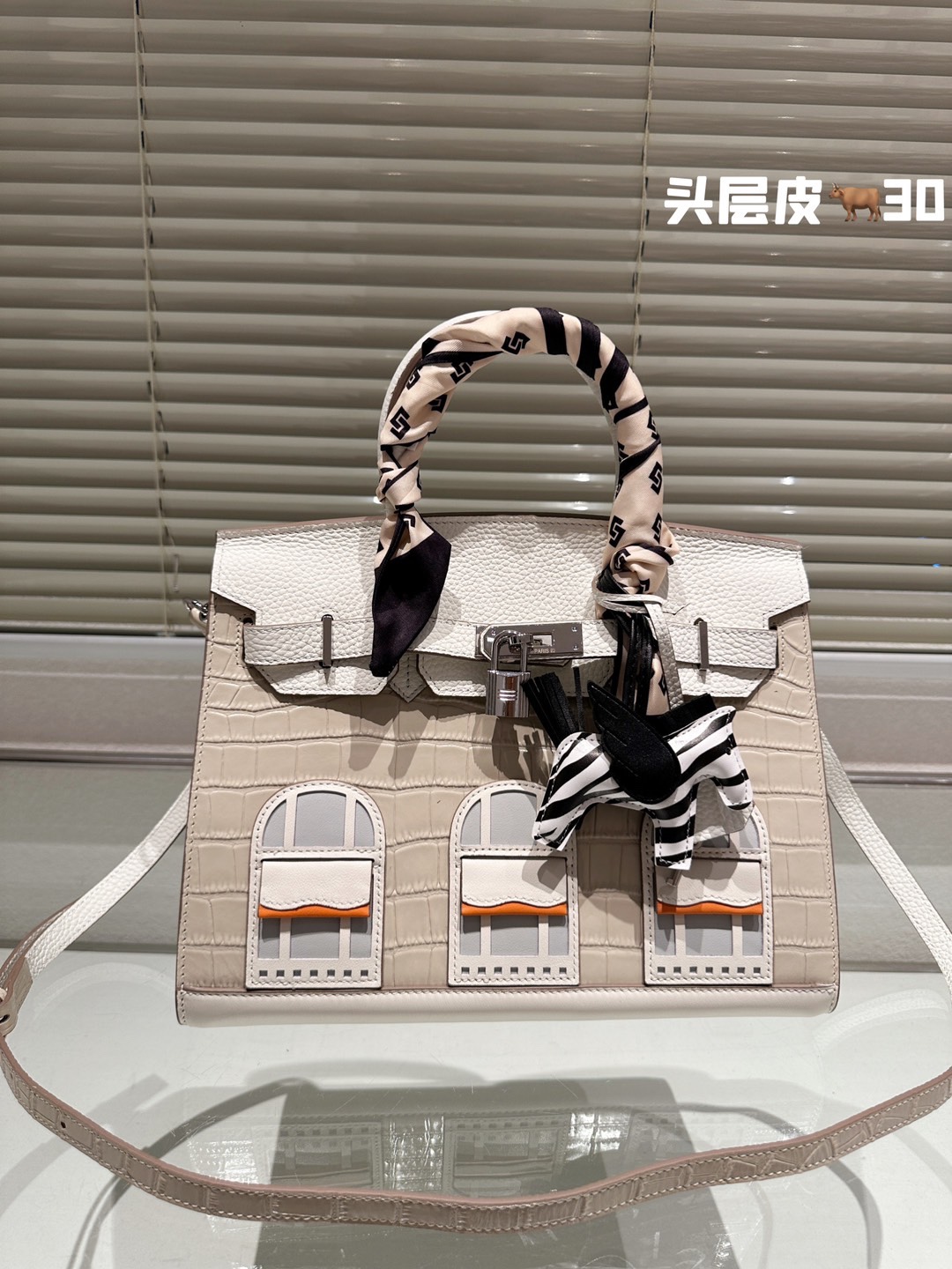 H Birkin30cm SellierFaubourg size: 30 cm