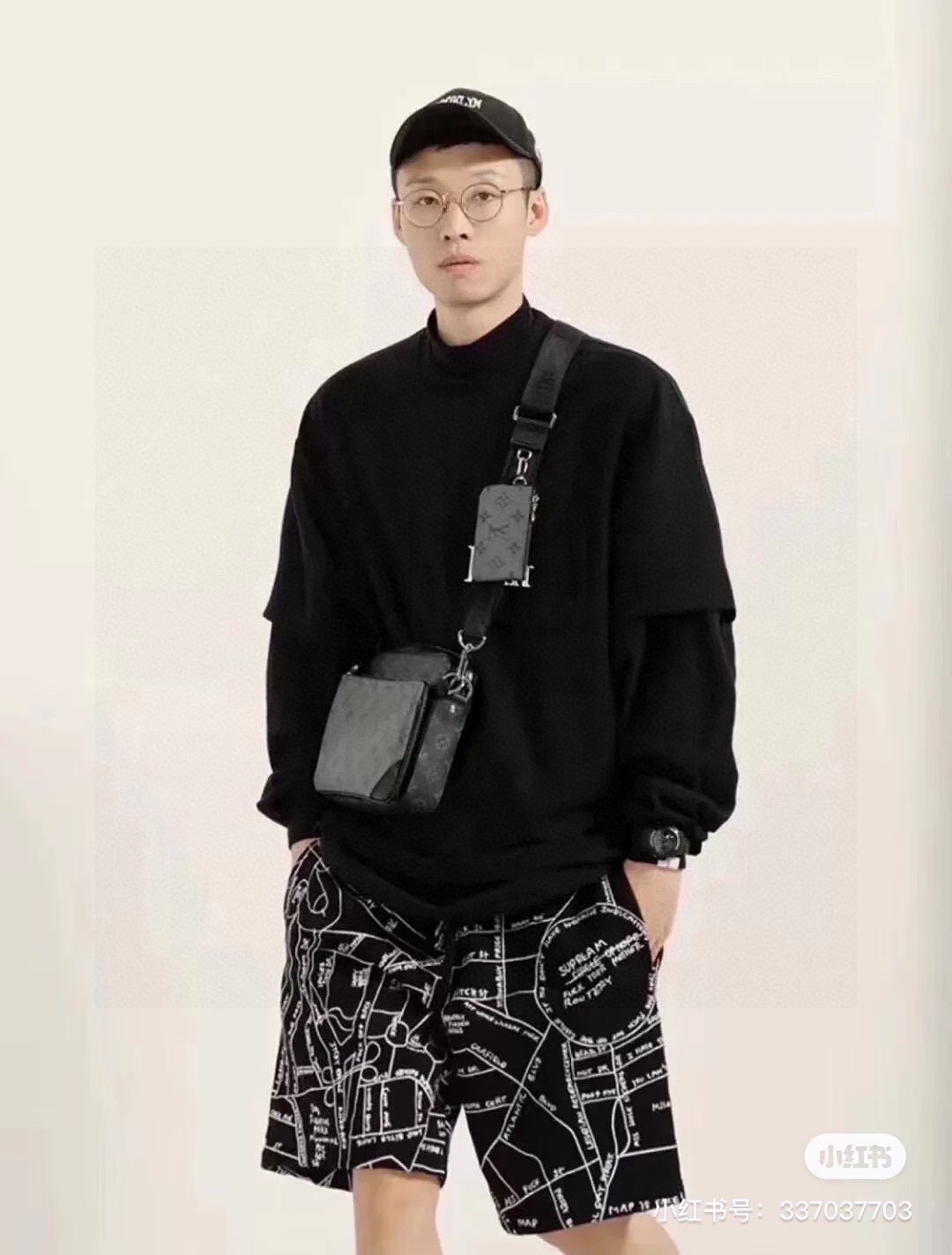 L JYC men bag  25*18cm