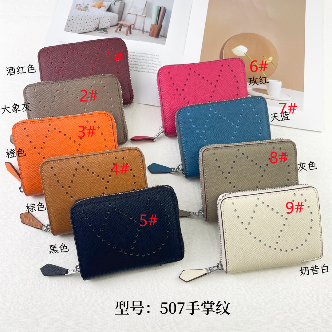 H Silk’in Empson-Barenia leather wallets size : 9.5 x 11.5 cm