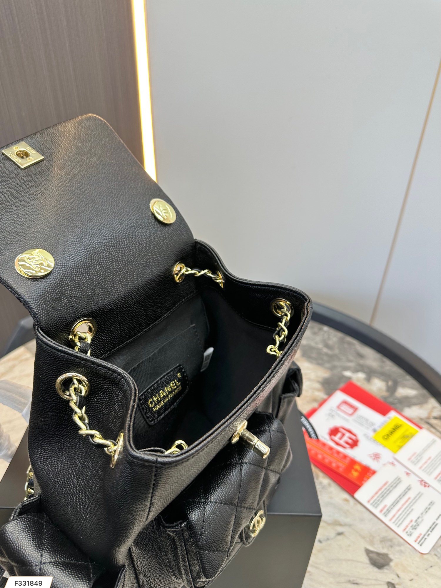 CC new arrival backpack size :20* 21 cm