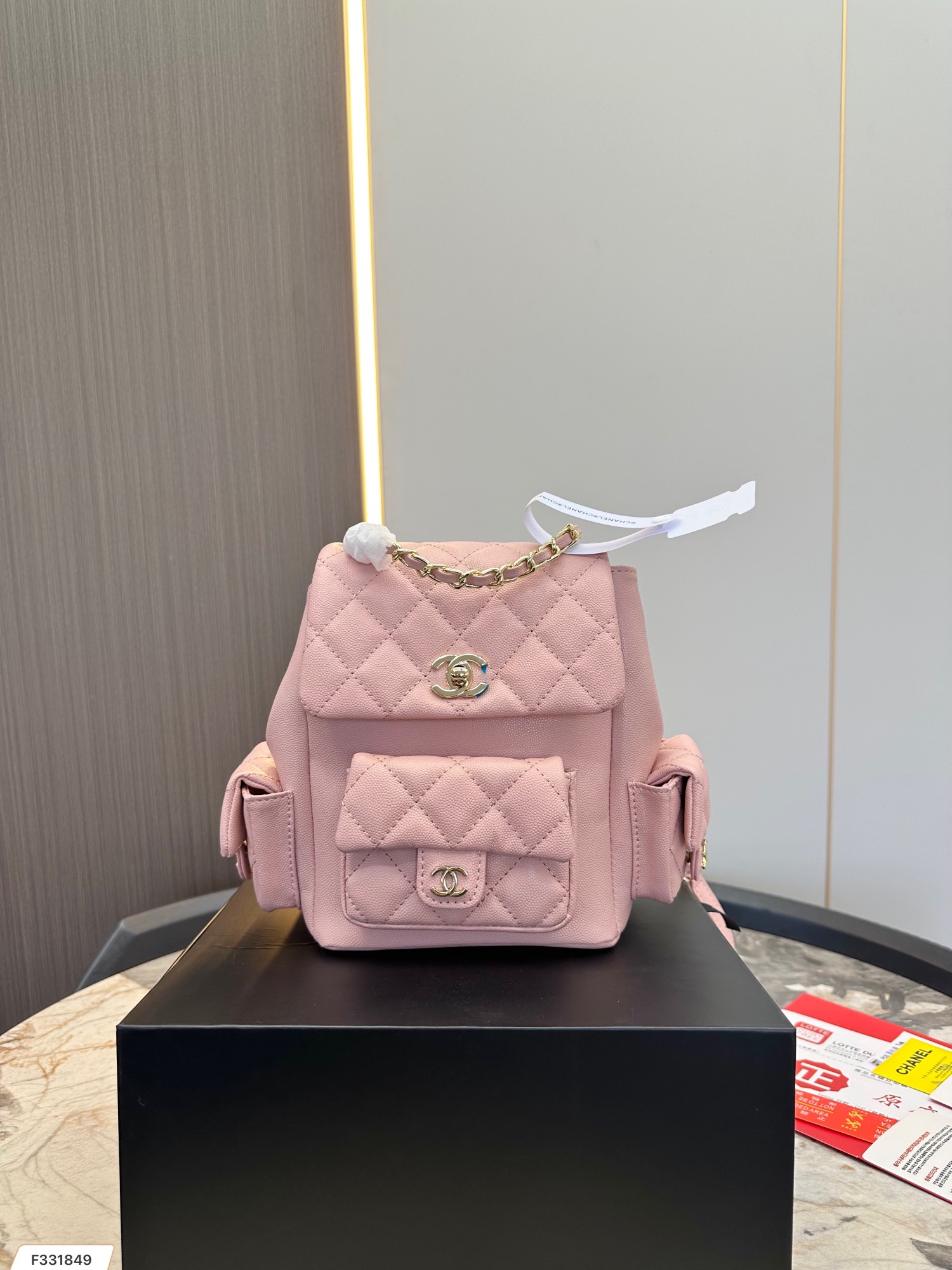 CC new arrival backpack size :20* 21 cm