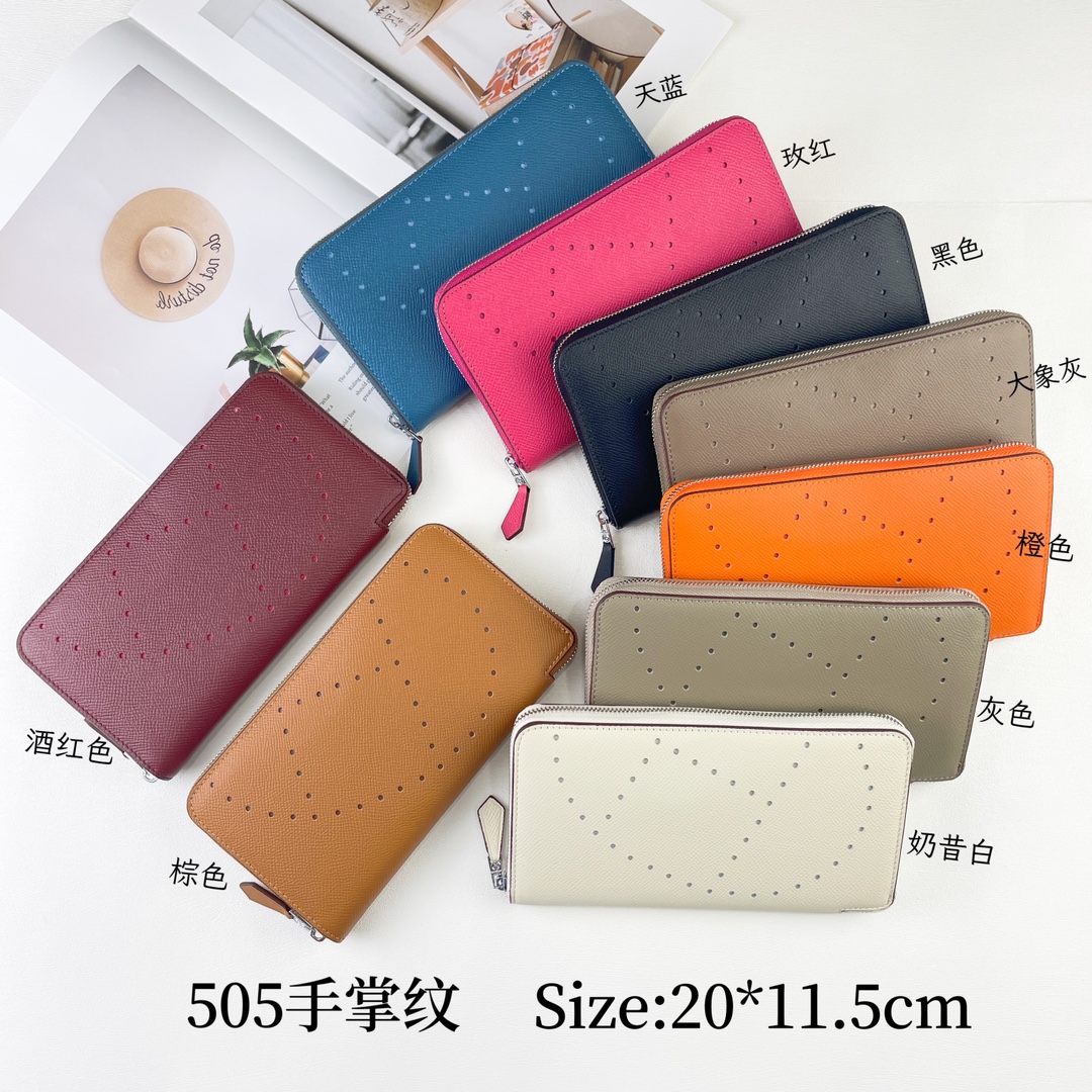H Silk’in Empson-Barenia leather wallets size : 20x11.5x1.5cm