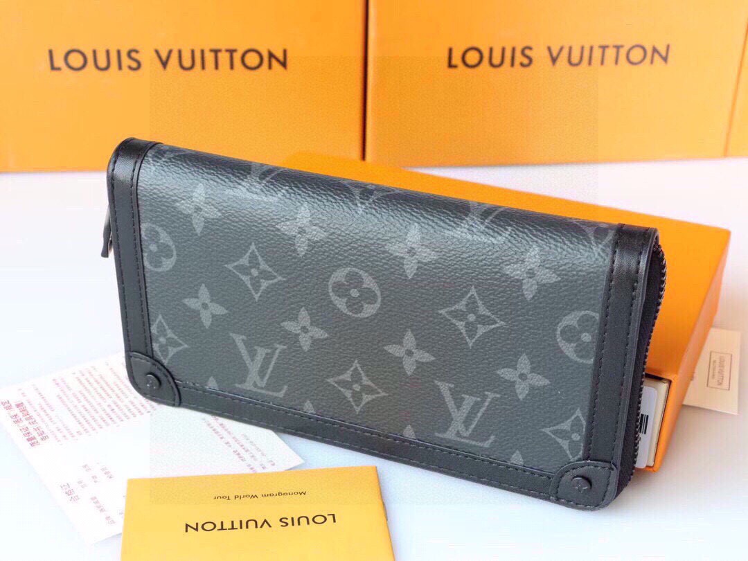 Louis new arrival Trunk men's wallet size: 19x10 cm
