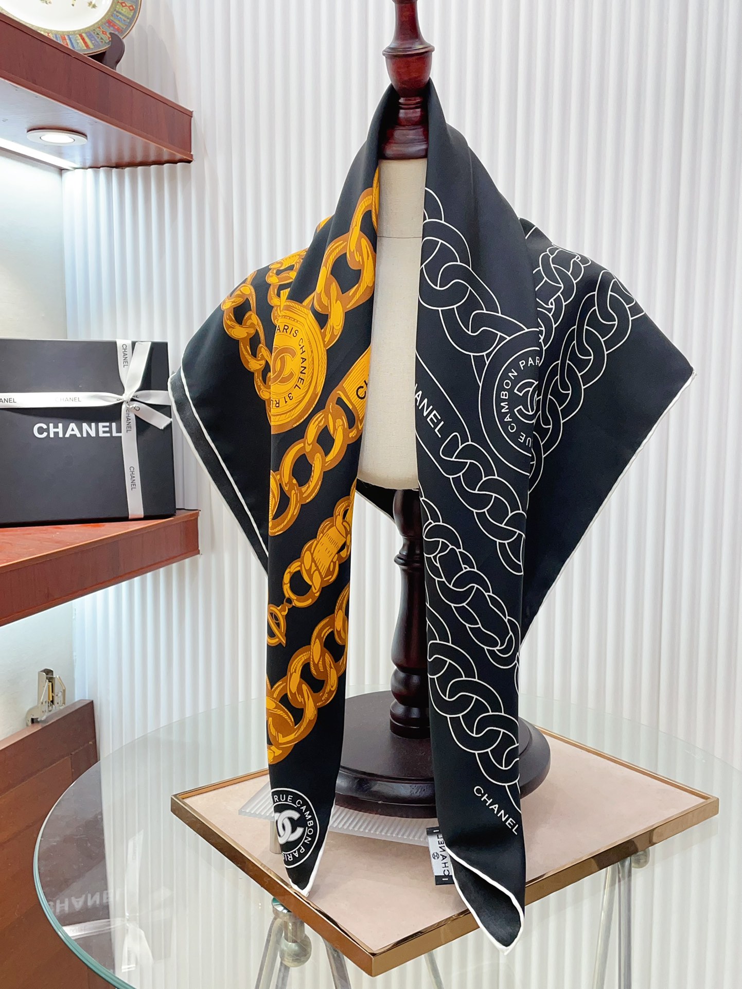 cc new arrival silk scarf size: 90*90 cm