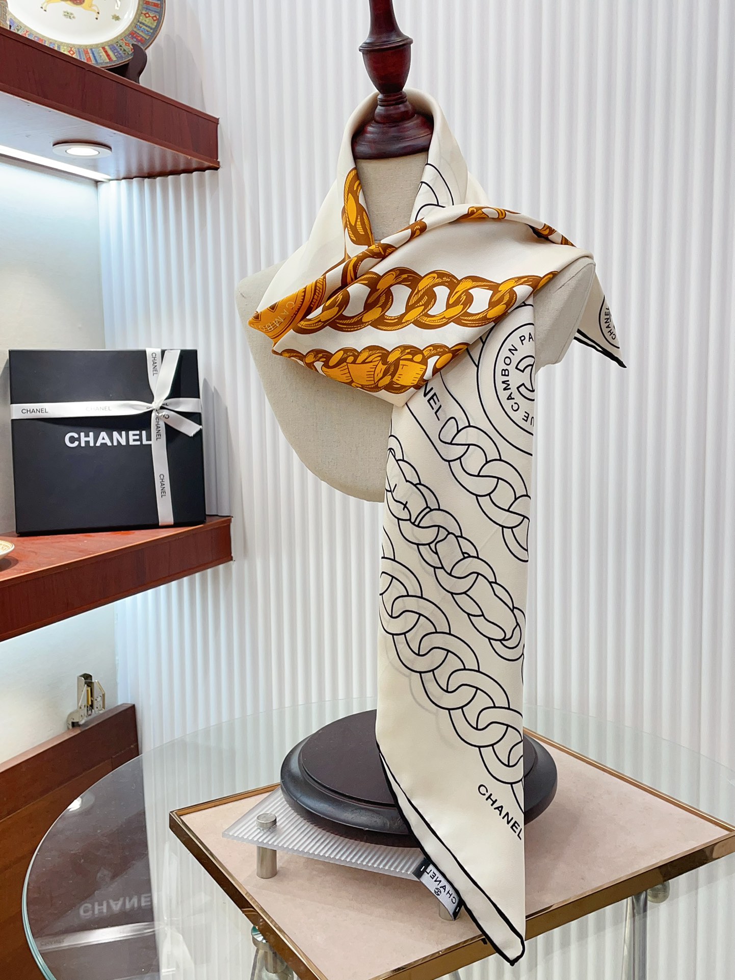 cc new arrival silk scarf size: 90*90 cm