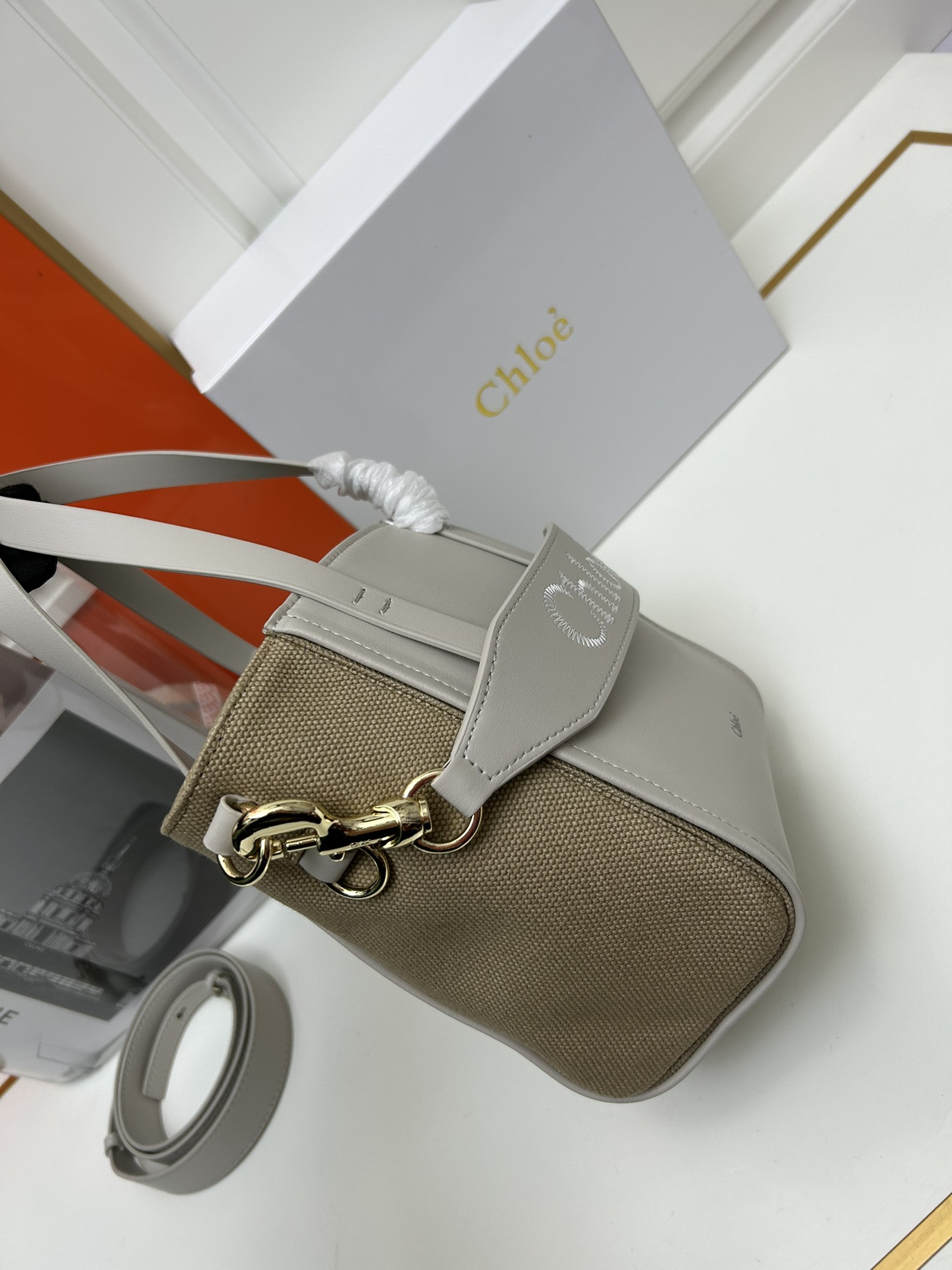 CH SENSE new tote bag size：20.5*26*10CM