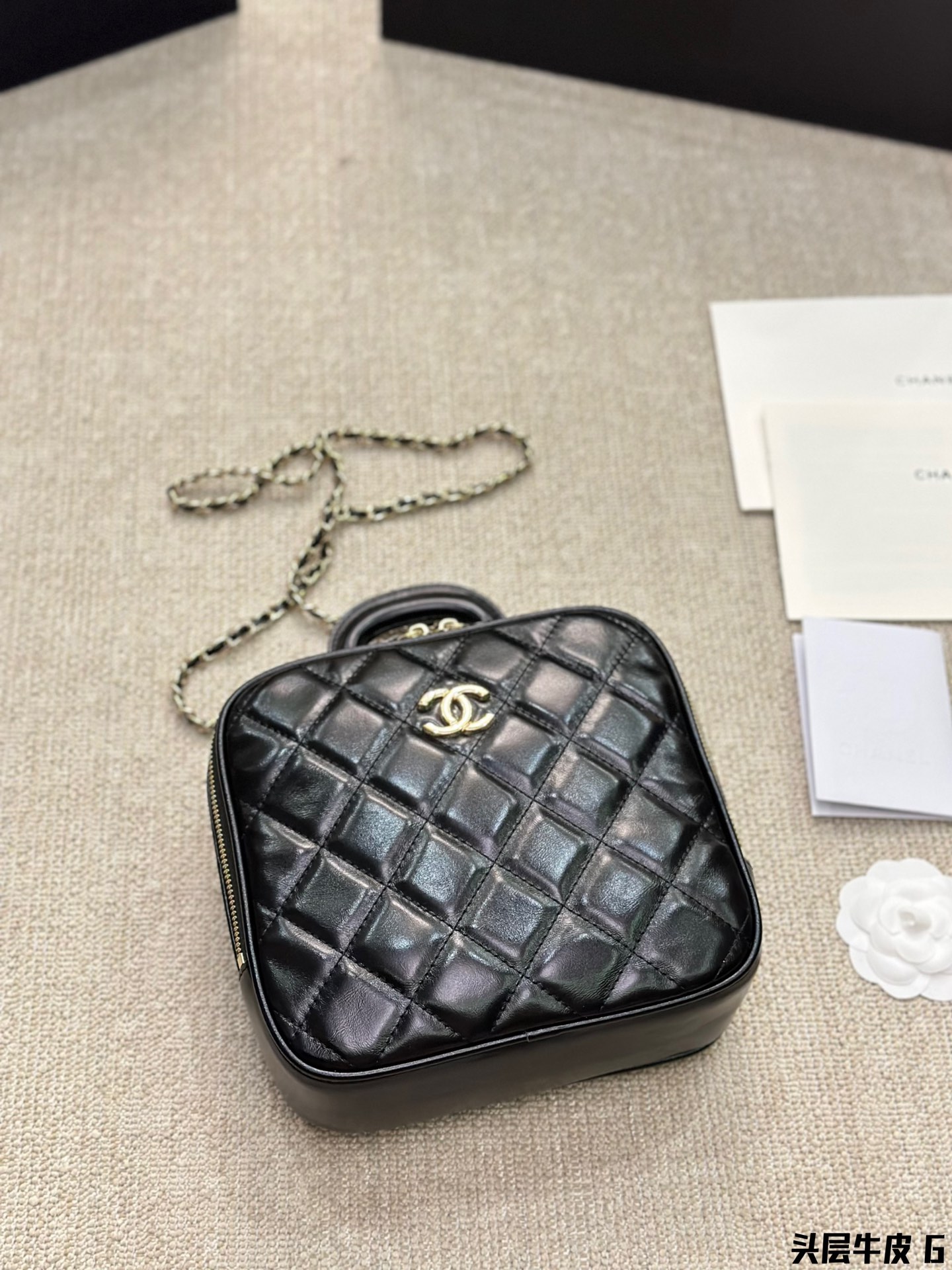 cc Vintage suitcase bag