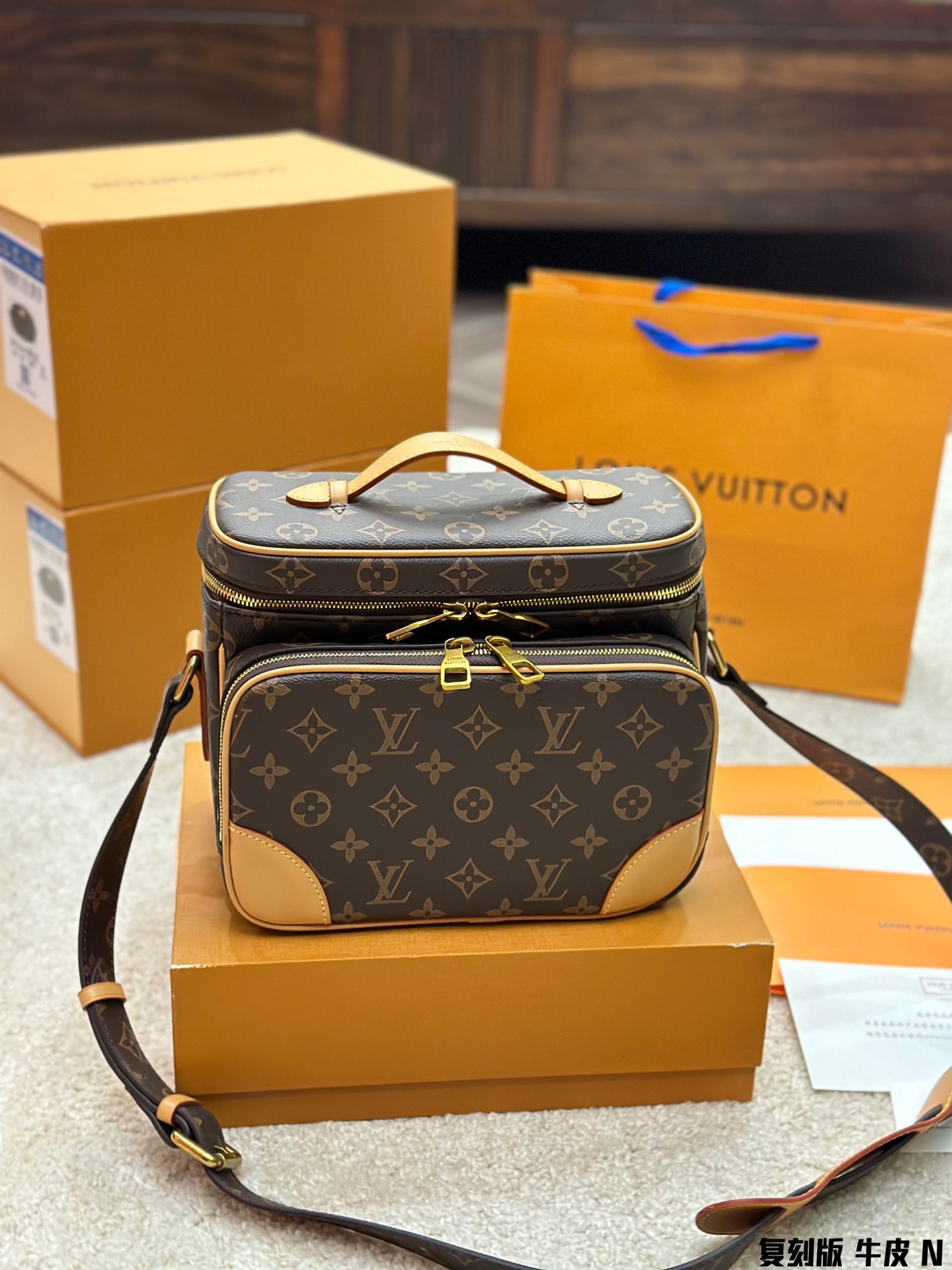 Louis vintage new arrival bag size :24cm