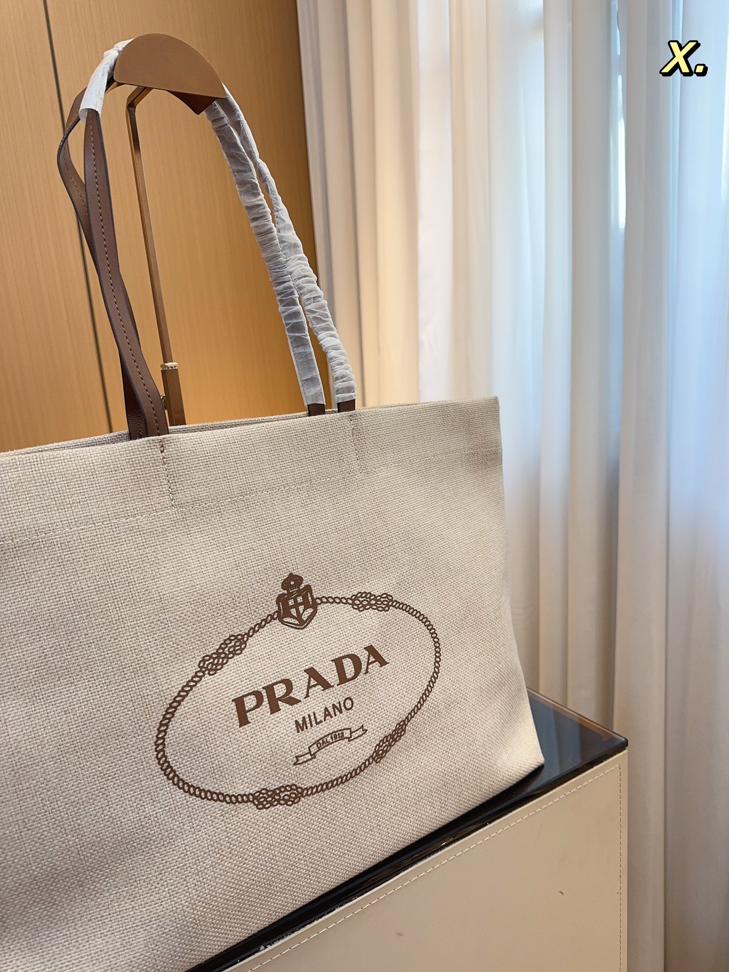Pra Re-Nylon new arrival tote bag size :  37*16*30cm