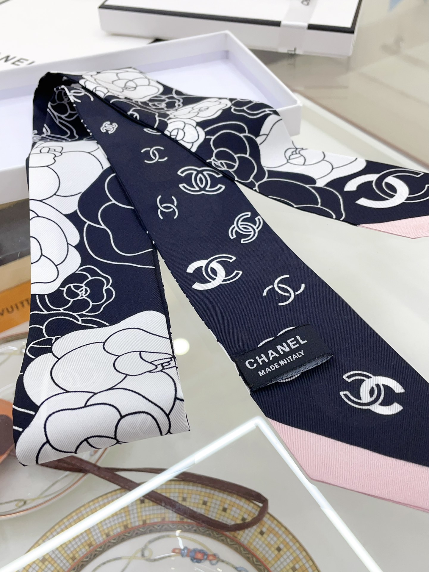 cc new arrival women silk scarf size:6*120cm