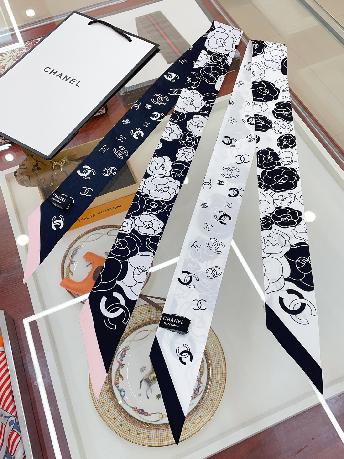 cc new arrival women silk scarf size:6*120cm