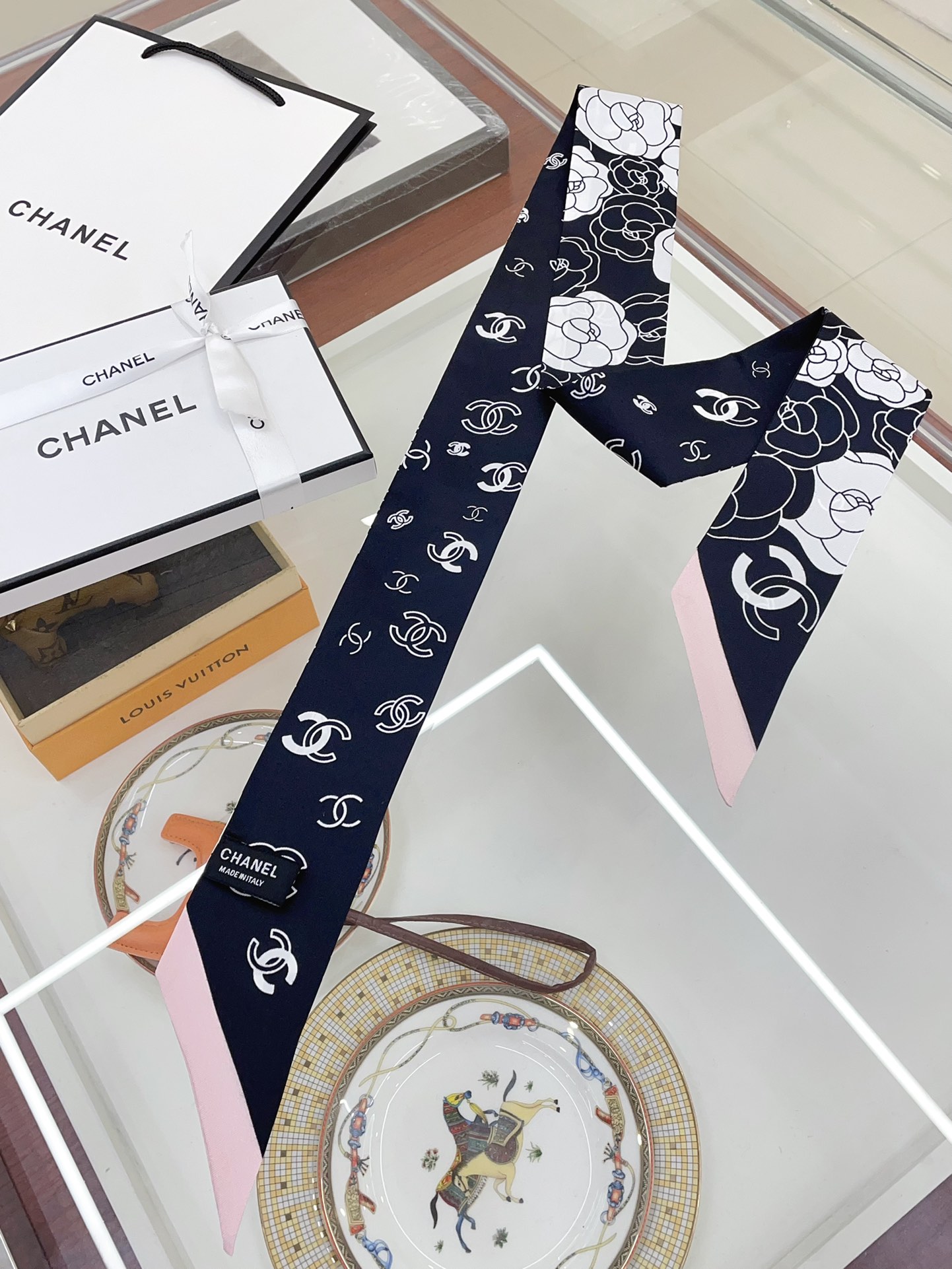cc new arrival women silk scarf size:6*120cm