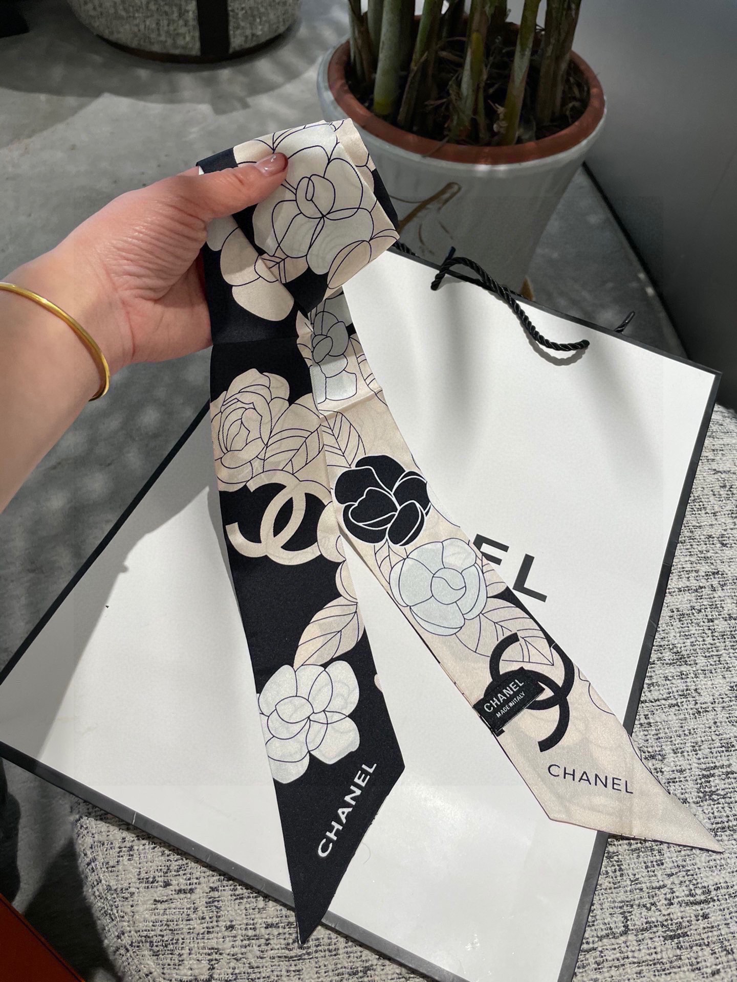 cc new arrival women silk scarf size: 6*120cm