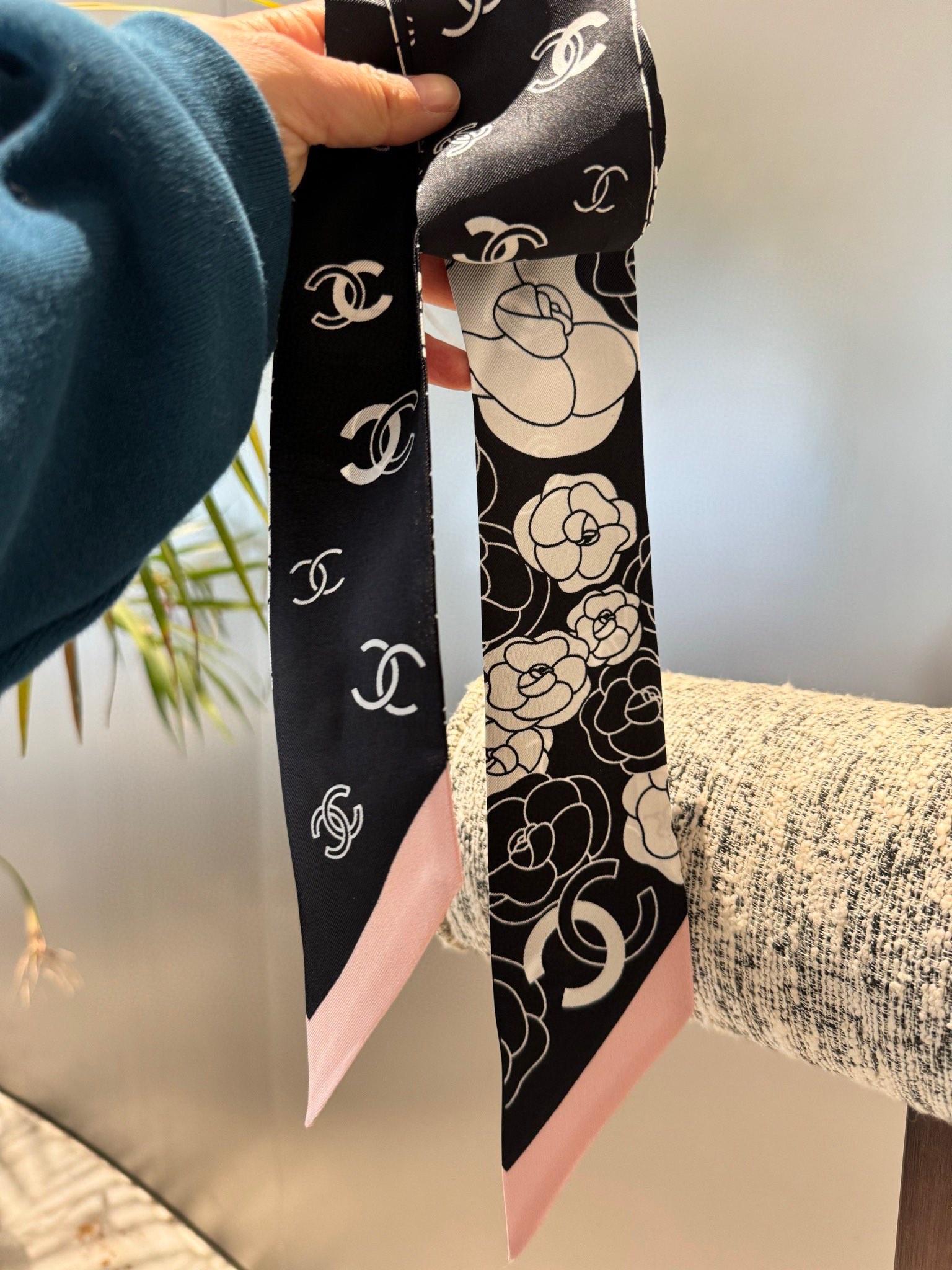 cc new arrival women silk scarf size: 6*120cm