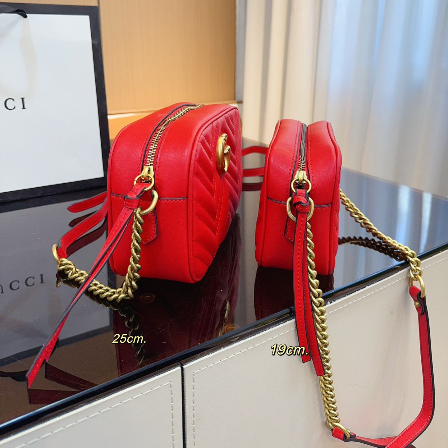GG new arrival red bag
