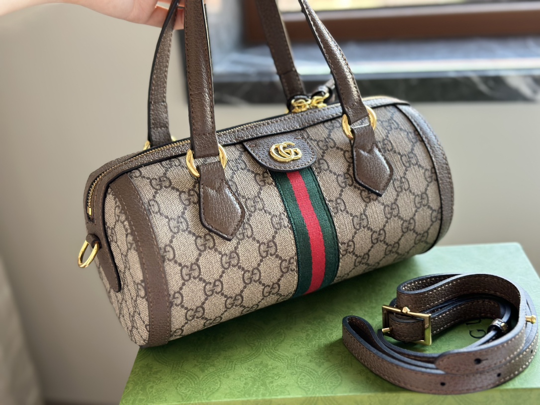 GG ophidia boston handbag size : 25 cm
