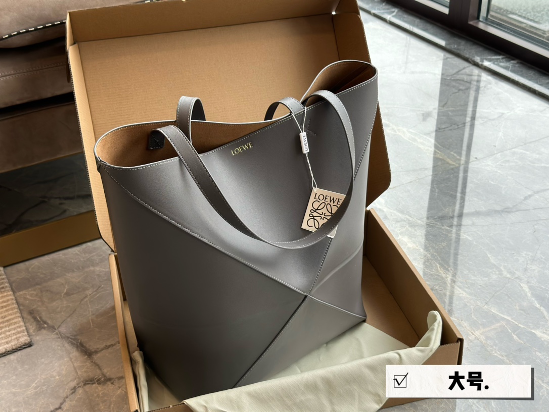 Loe Puzzle Tote size：40 32cm