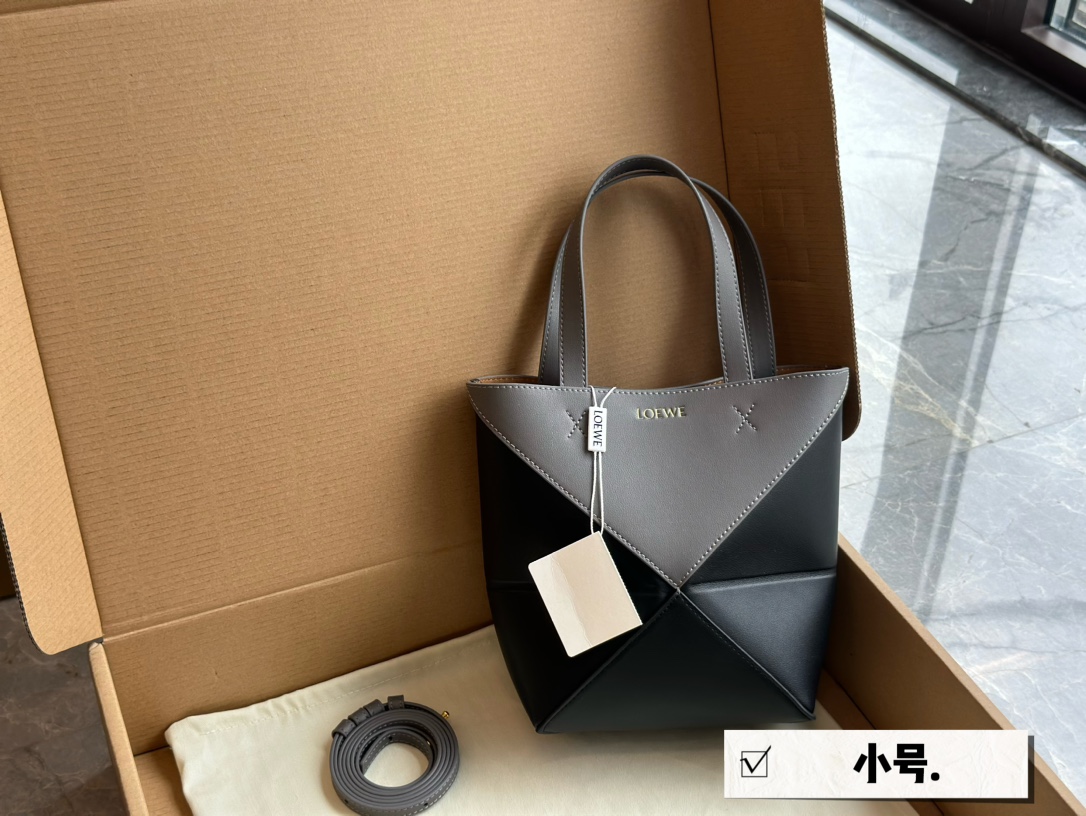 Loe Puzzle Tote bag small size: 22 * 17cm