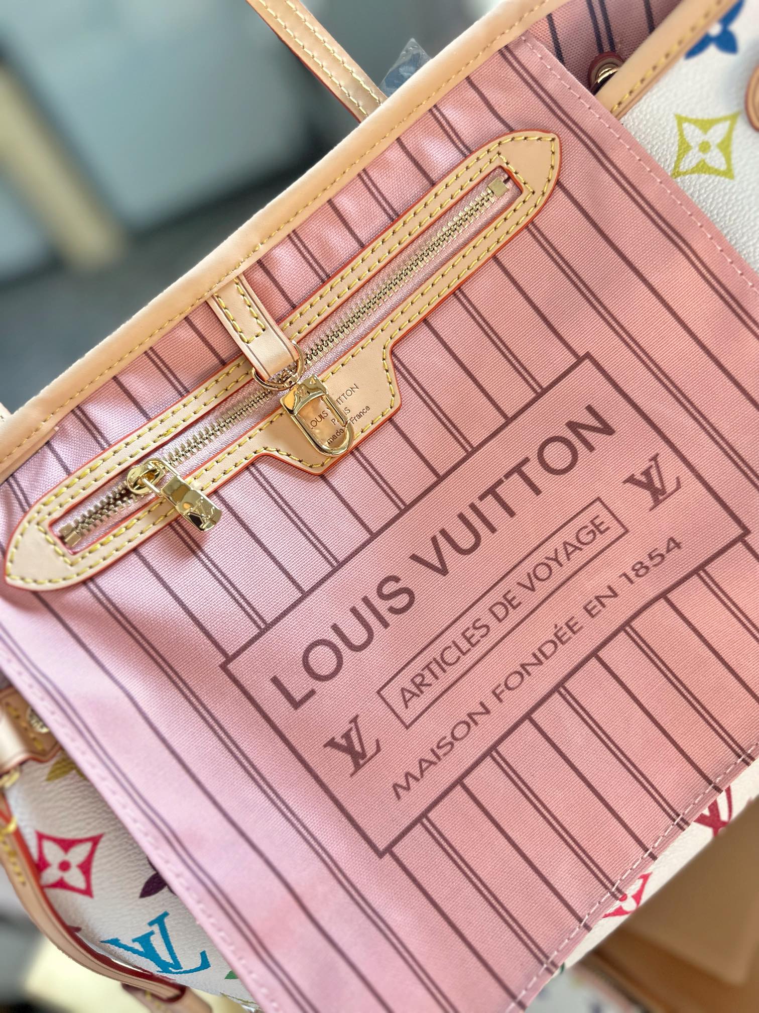 L  Neverfull new arrival tote bag size; 28 cm