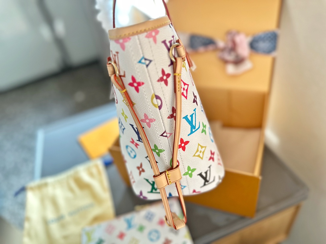 L  Neverfull new arrival tote bag size; 28 cm