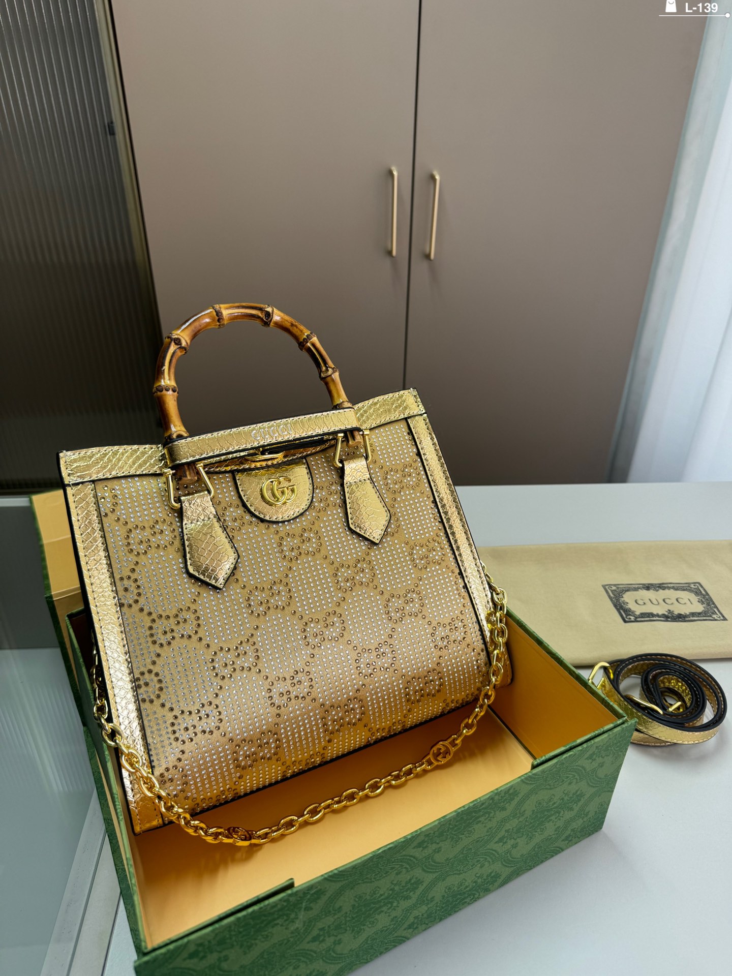 Gg new arrival tote bag size: 27*10*22 cm