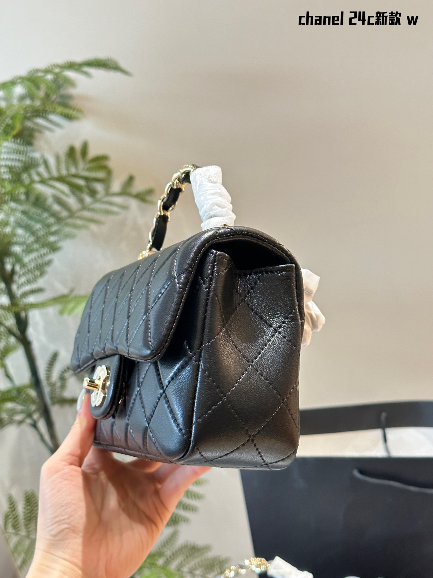 CC HANDLE MINI CF bag size: 20*12*6CM