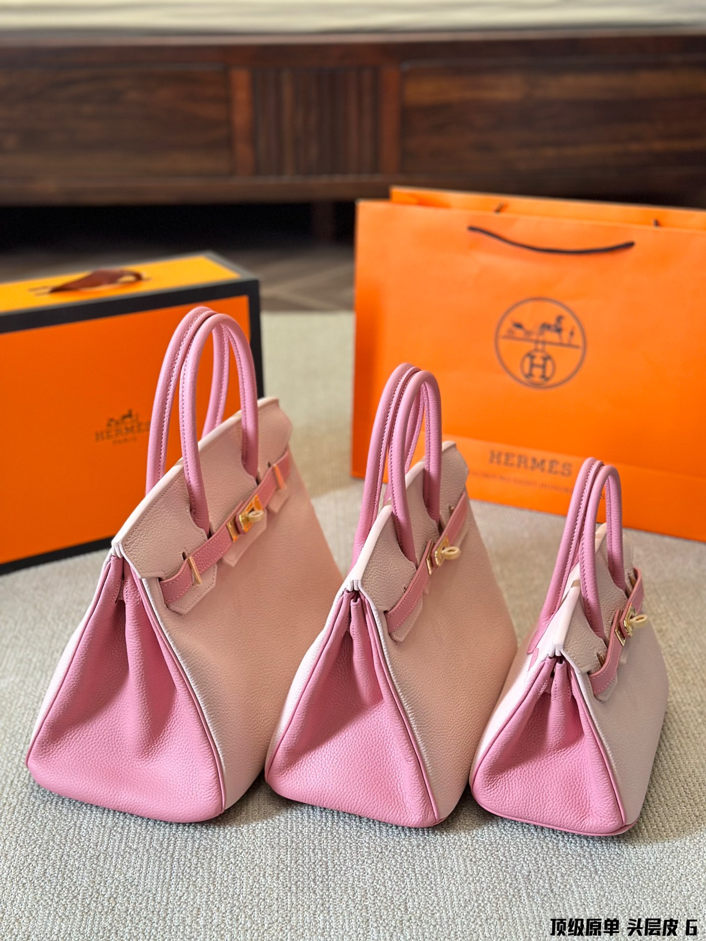 H new arrival Birkin bag Togo leather