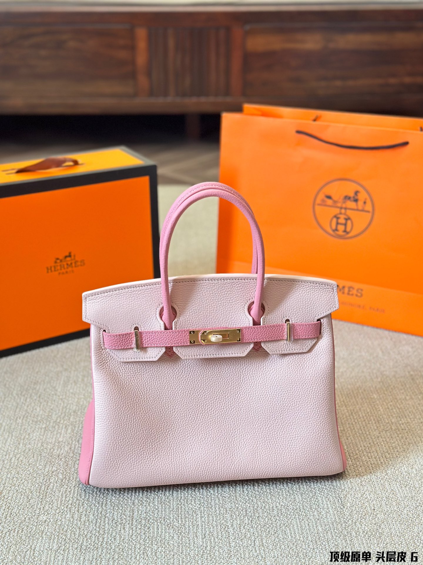 H new arrival Birkin bag Togo leather