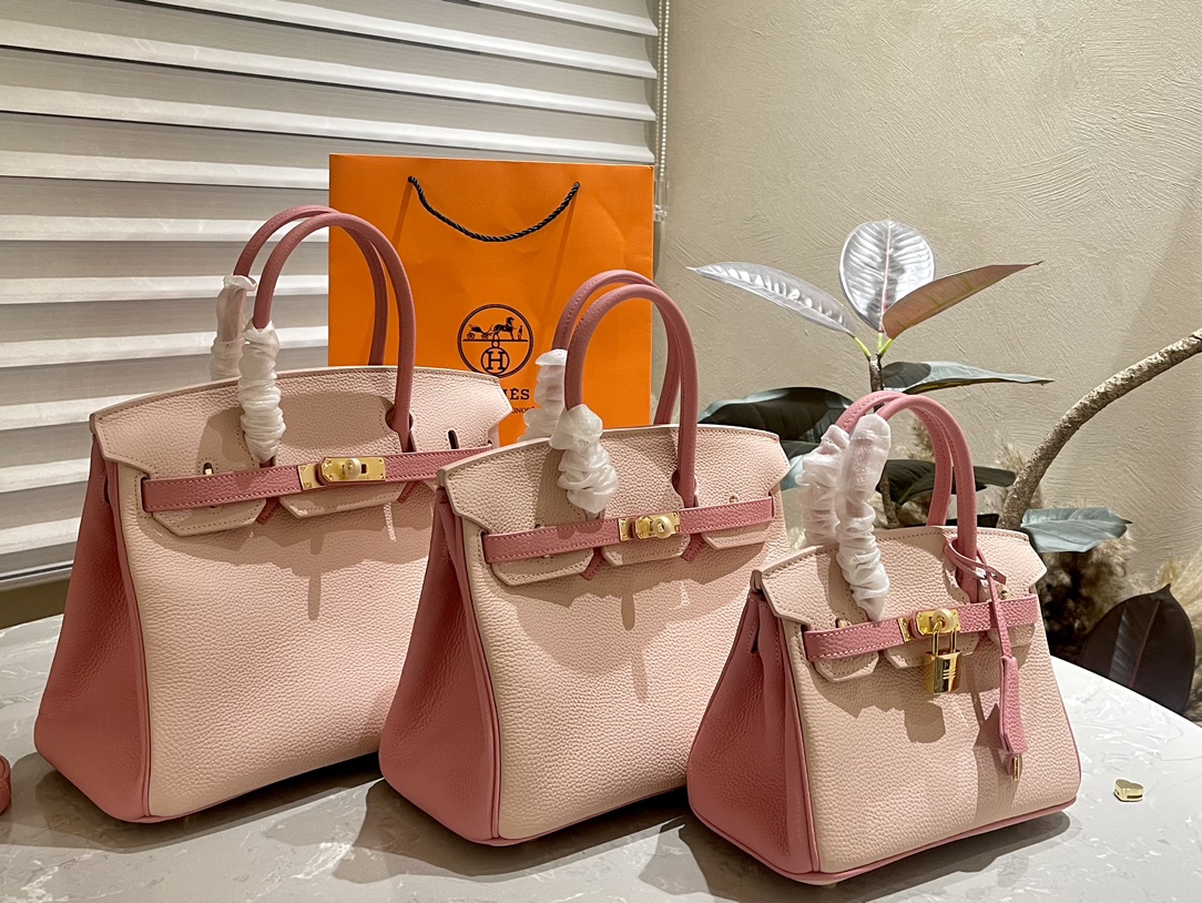 H new arrival Birkin bag Togo leather 02