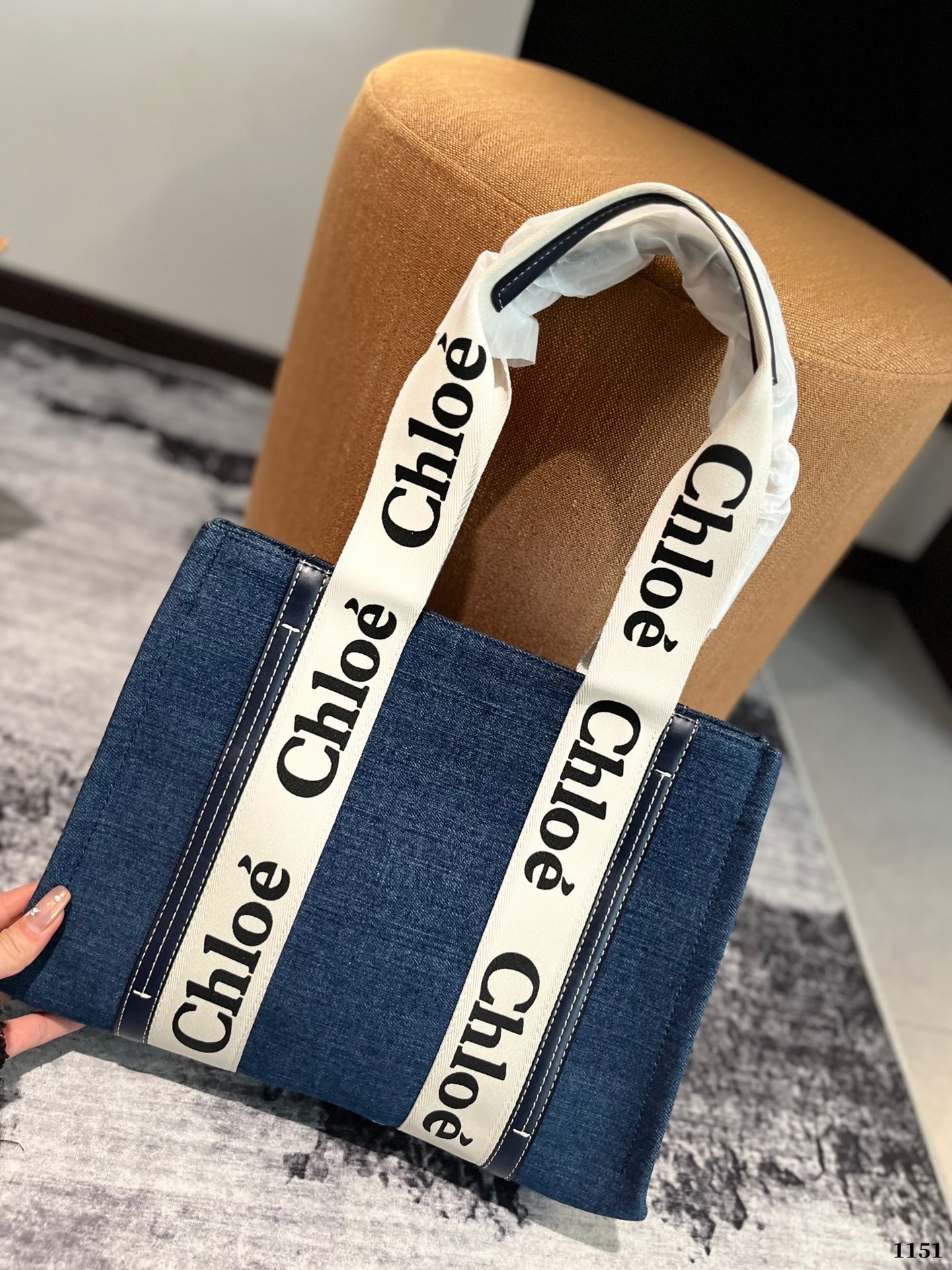 Ch Woody Tote Bag size: 35* 26 cm