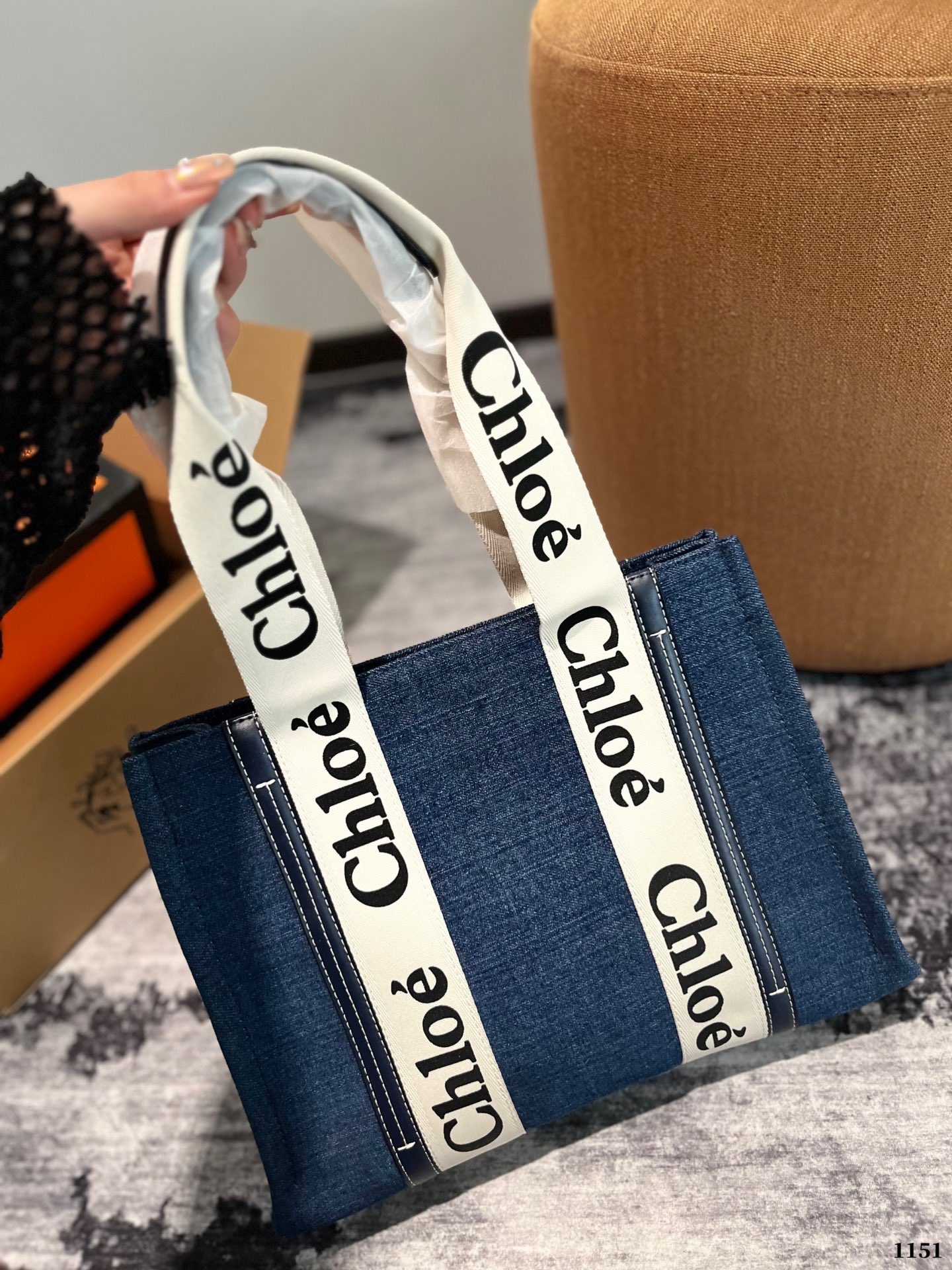 Ch Woody Tote Bag size: 35* 26 cm