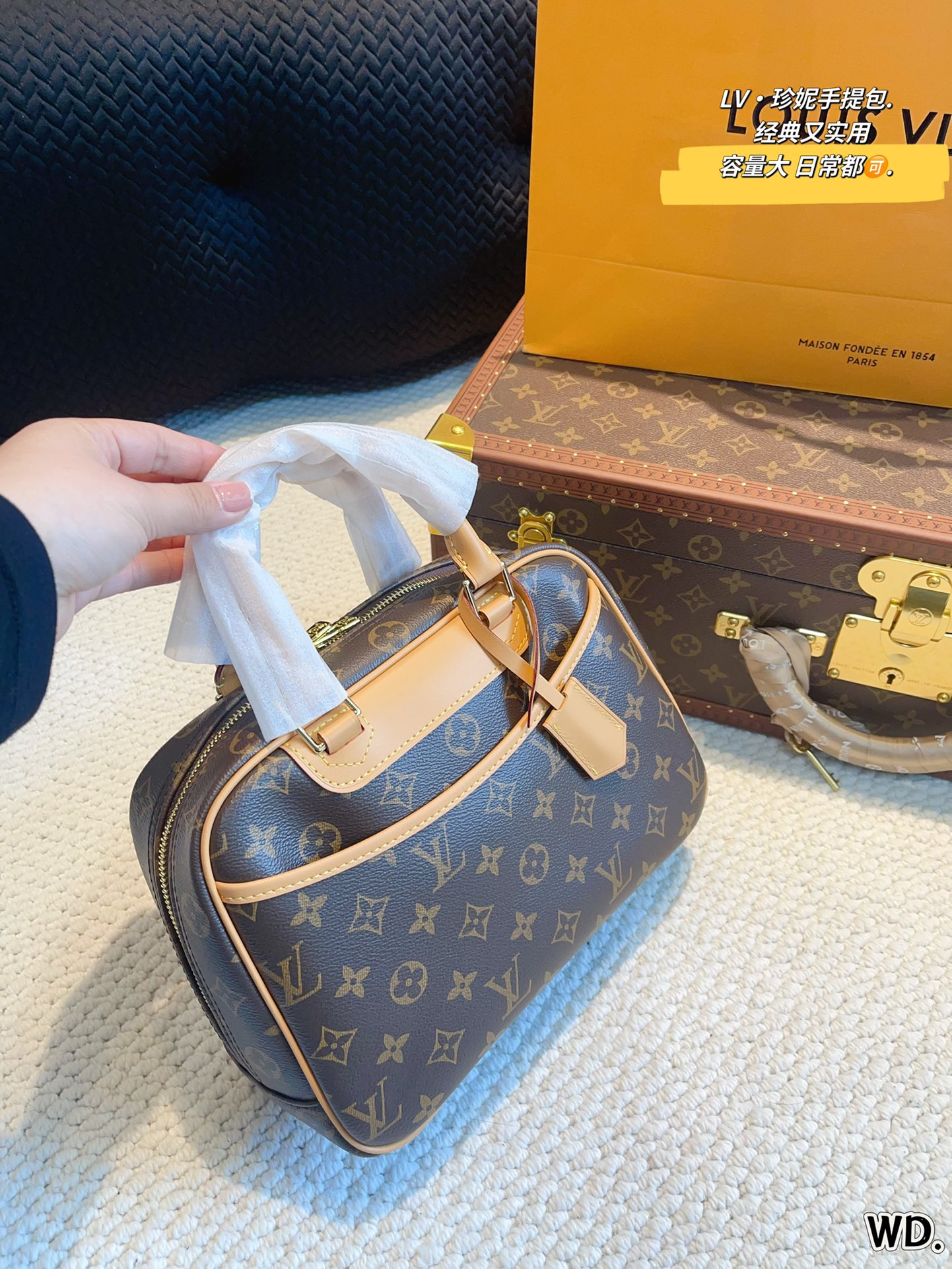 Louis new arrival Jenny handbag size: 27*11*19cm