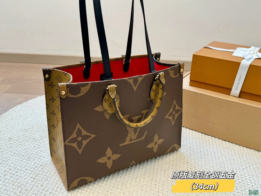 Louis new arrival onthego bag size: 34 *27 cm top quality