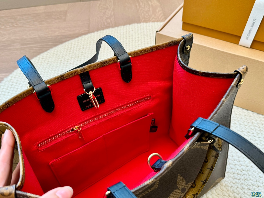 Louis new arrival onthego bag size: 34 *27 cm top quality