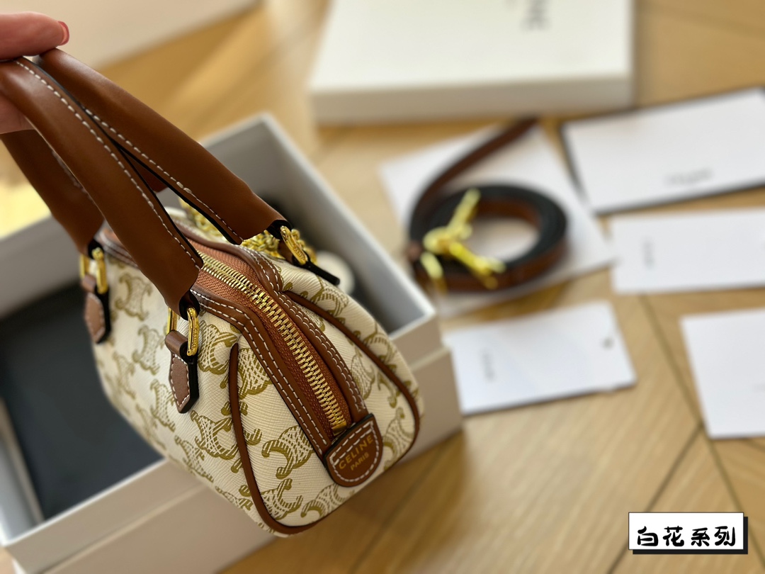 Ce new arrival boston bag size: 14*10 cm