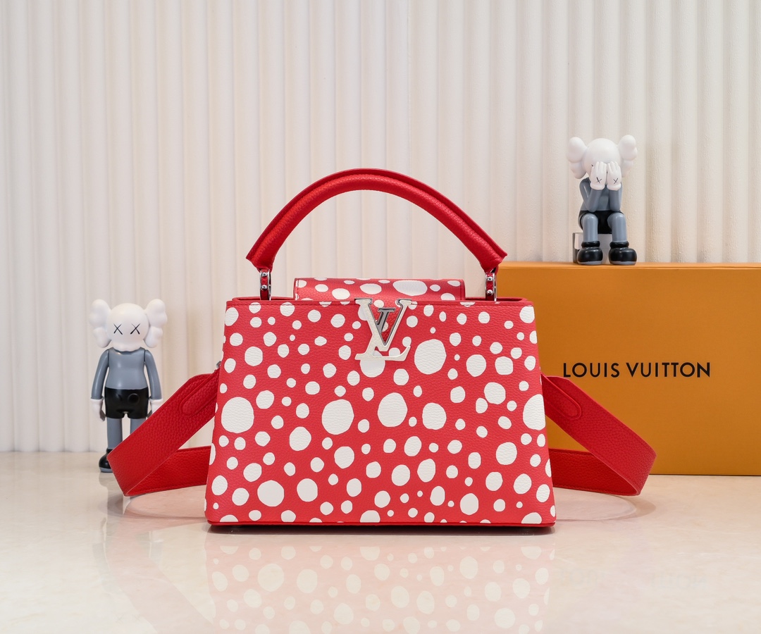 LV x YK Capucines Taurillon new arrival bag size : 27 x 18 x 9 cm