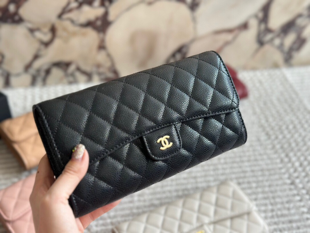 Cc new arrival woc caviar leather bag size: 22cm