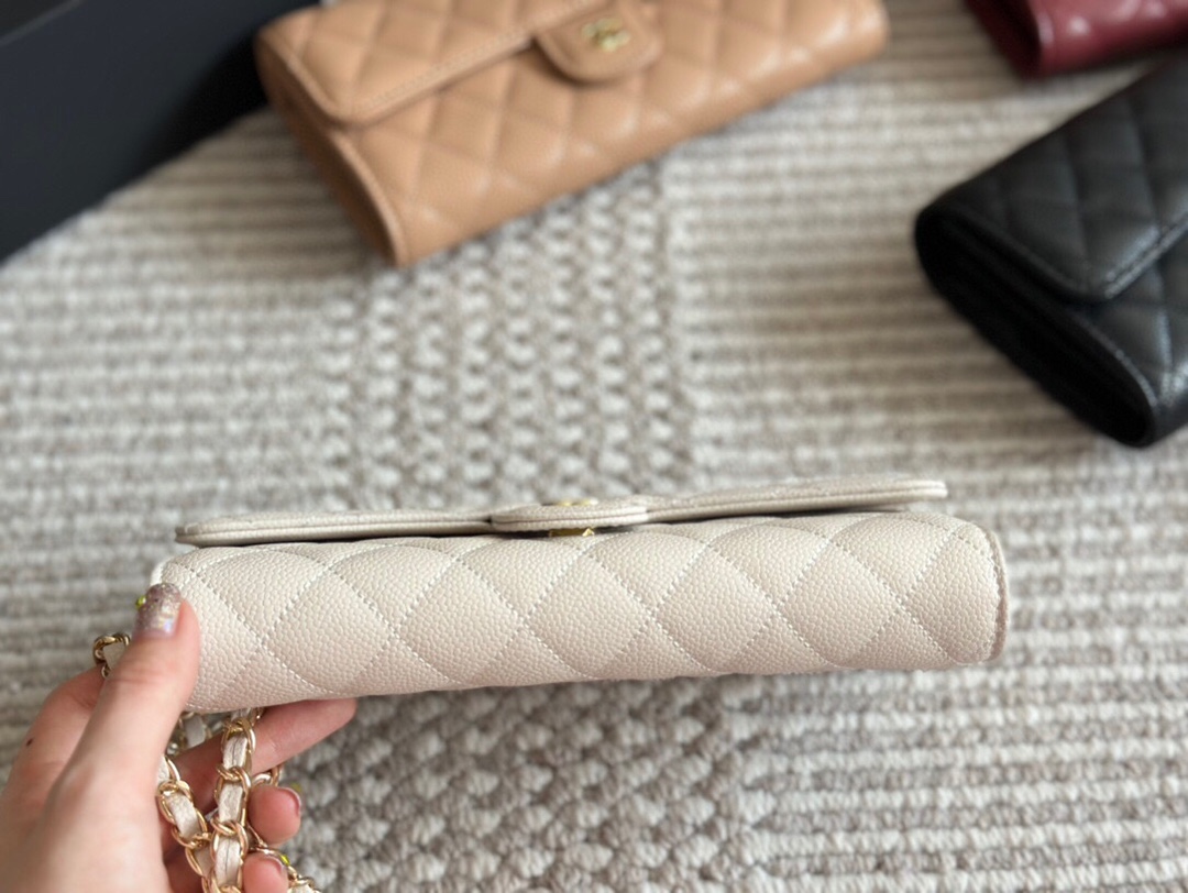 Cc new arrival woc caviar leather bag size: 22cm