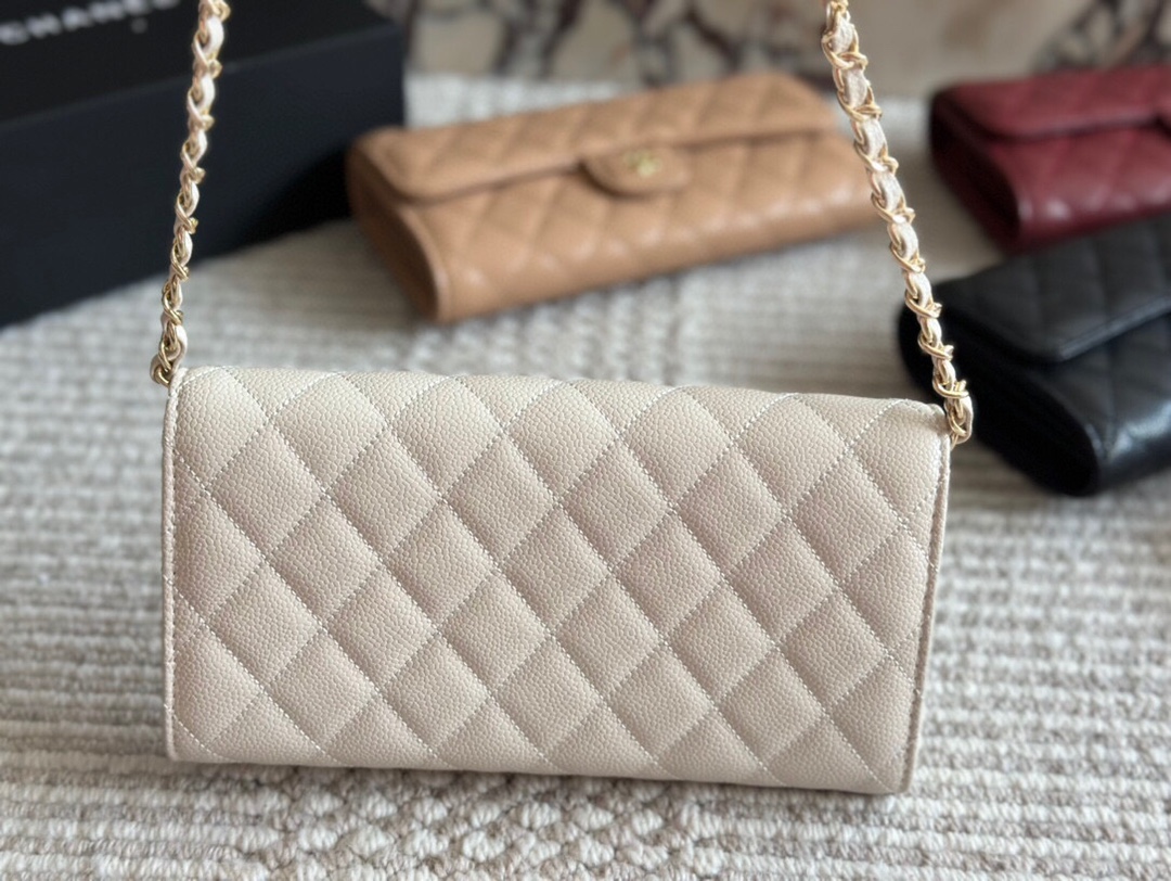 Cc new arrival woc caviar leather bag size: 22cm