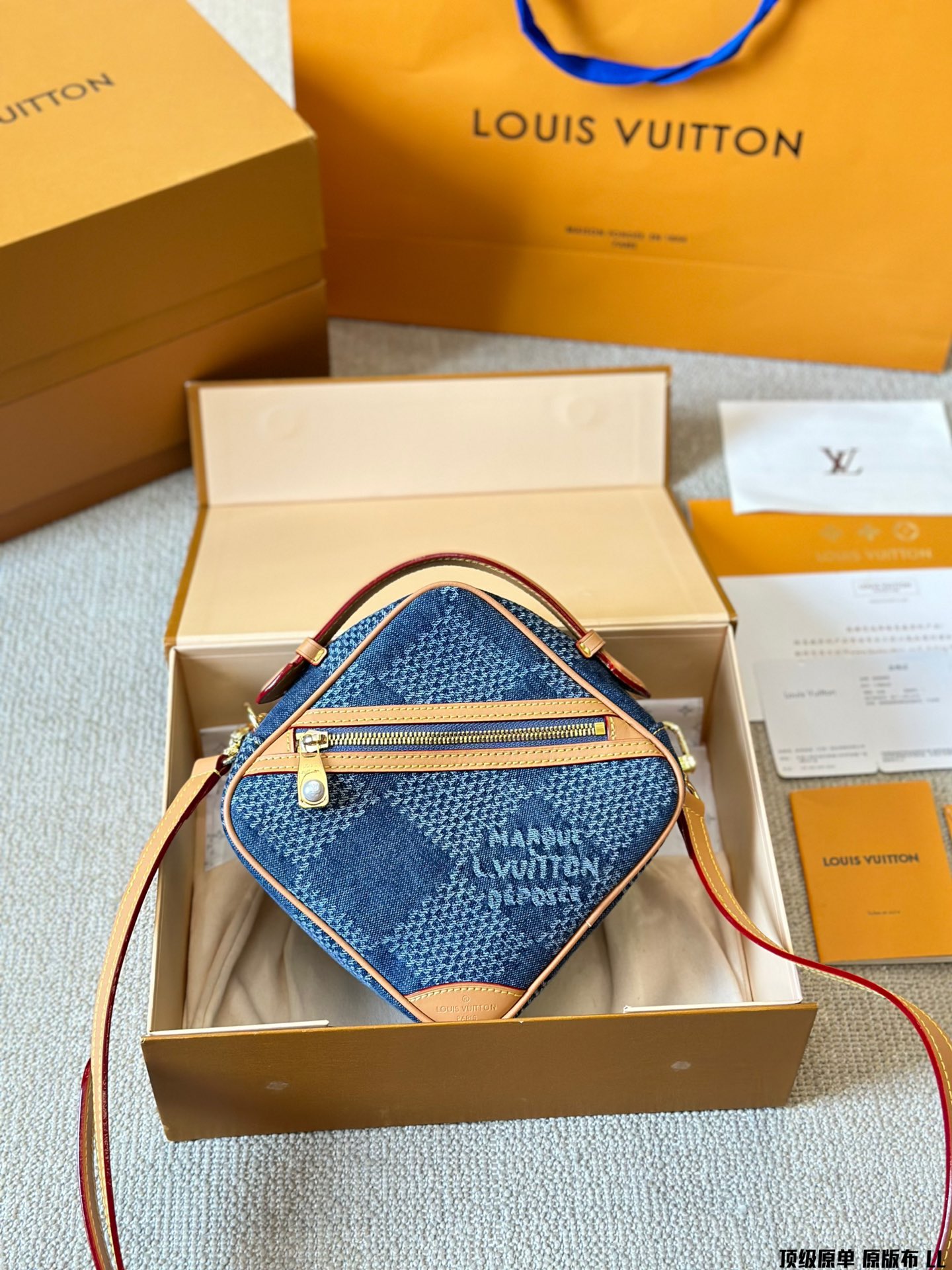 Louis new arrival Steamer/Chess vintage camera bag size : 20 * 15cm