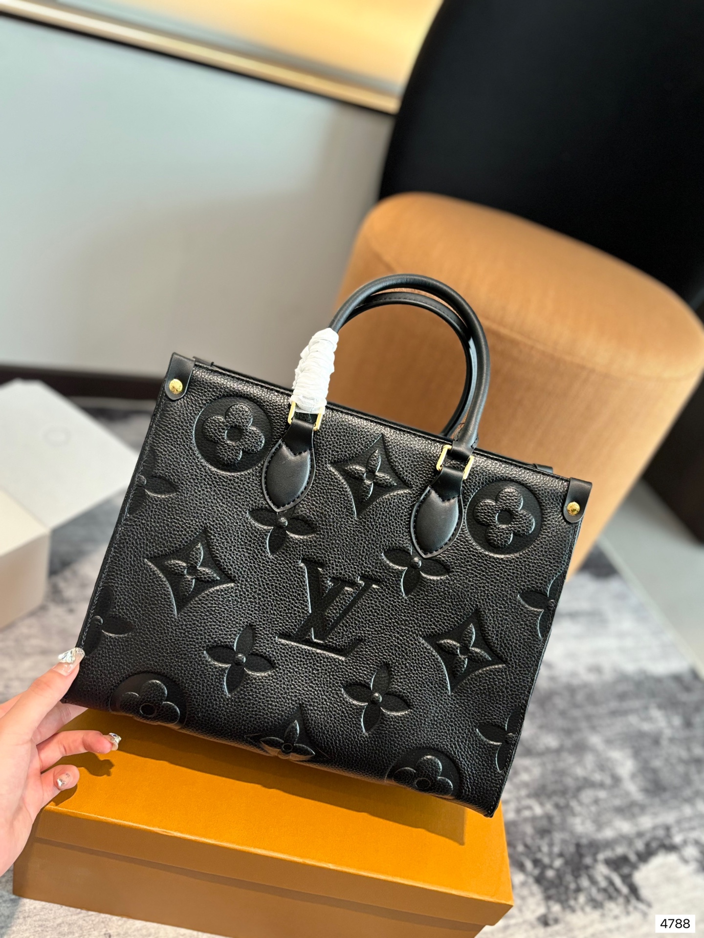 Louis new arrival onthego Monogram Empreinte bag size: 34 cm