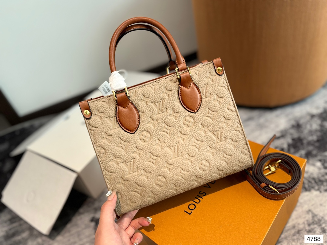Louis new arrival onthego Monogram Empreinte bag size: 25 cm