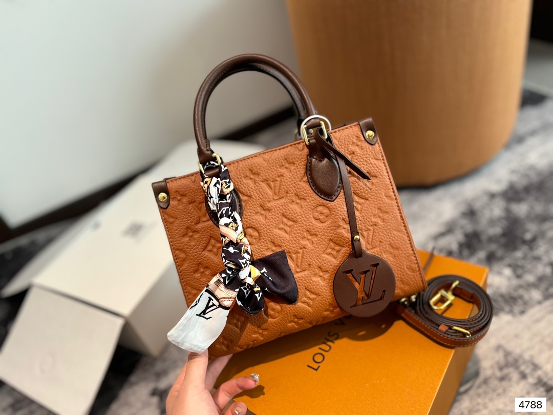 Louis new arrival onthego Monogram Empreinte bag size: 25 cm