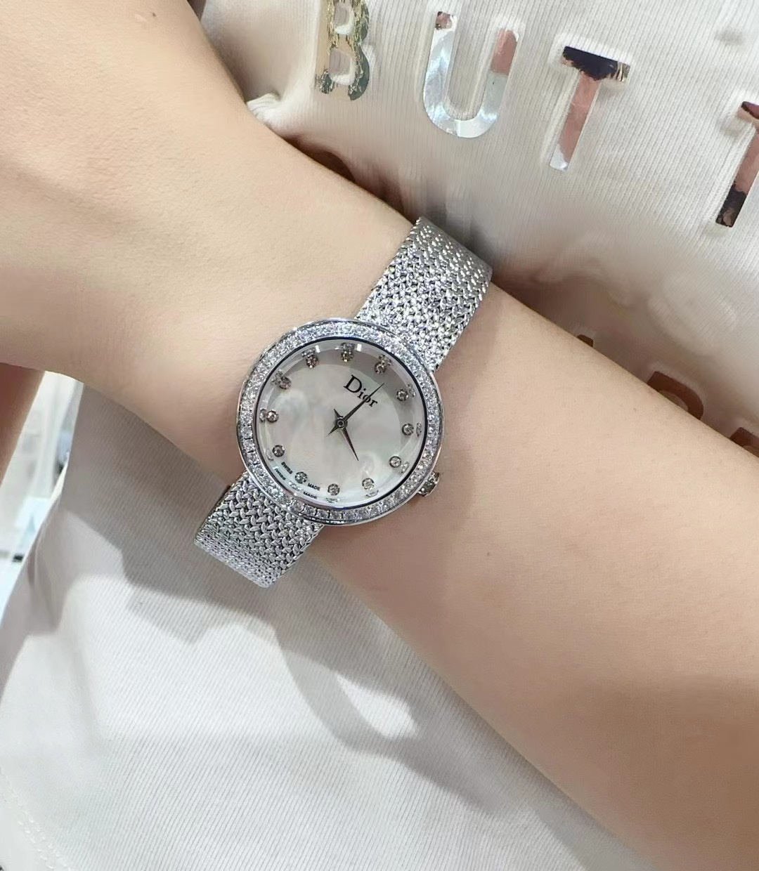 D La Mini D de Dior Satine women watch 30 mm