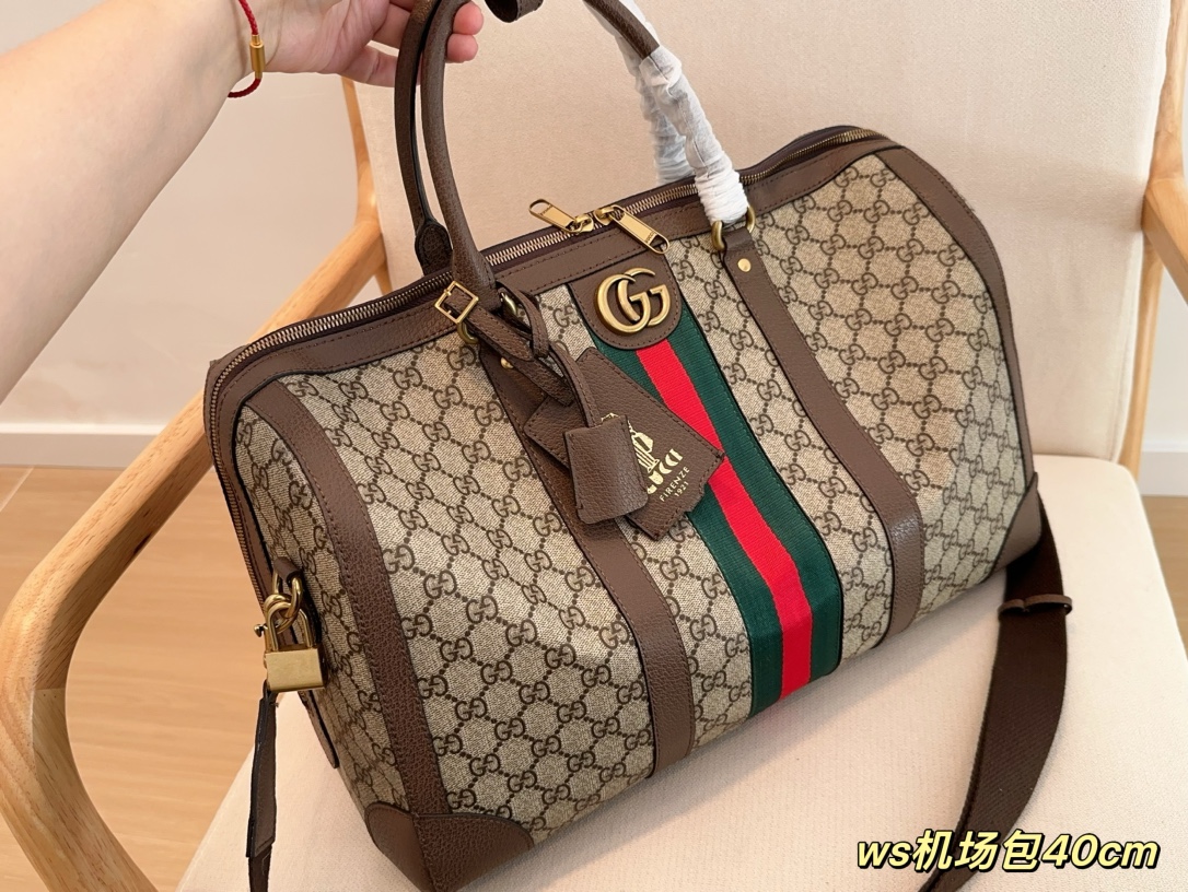 GG new arrival Savoy travel bag size: 44×28×24 cm