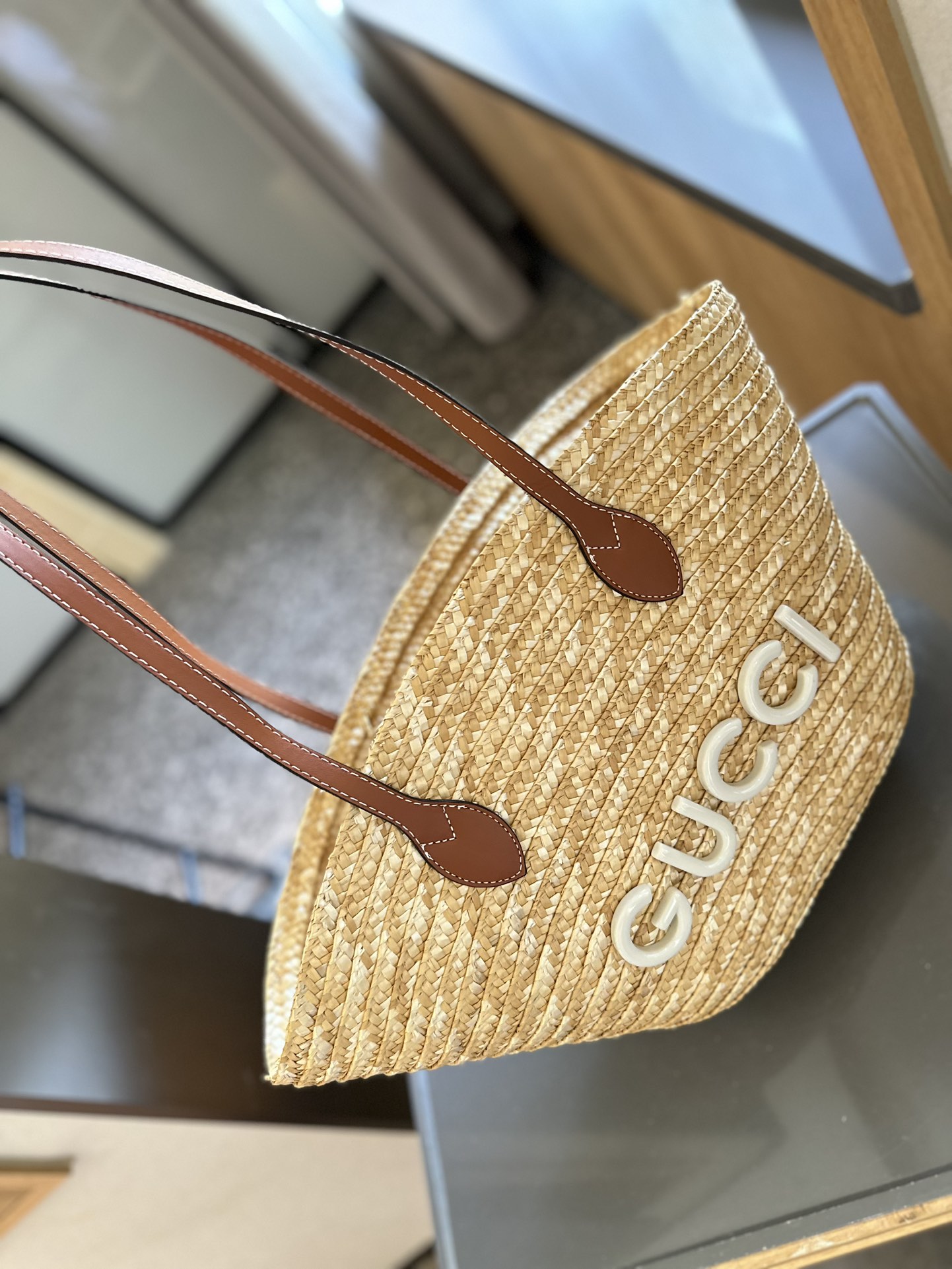 Gg new arrival summer tote bag size: 22*26 cm