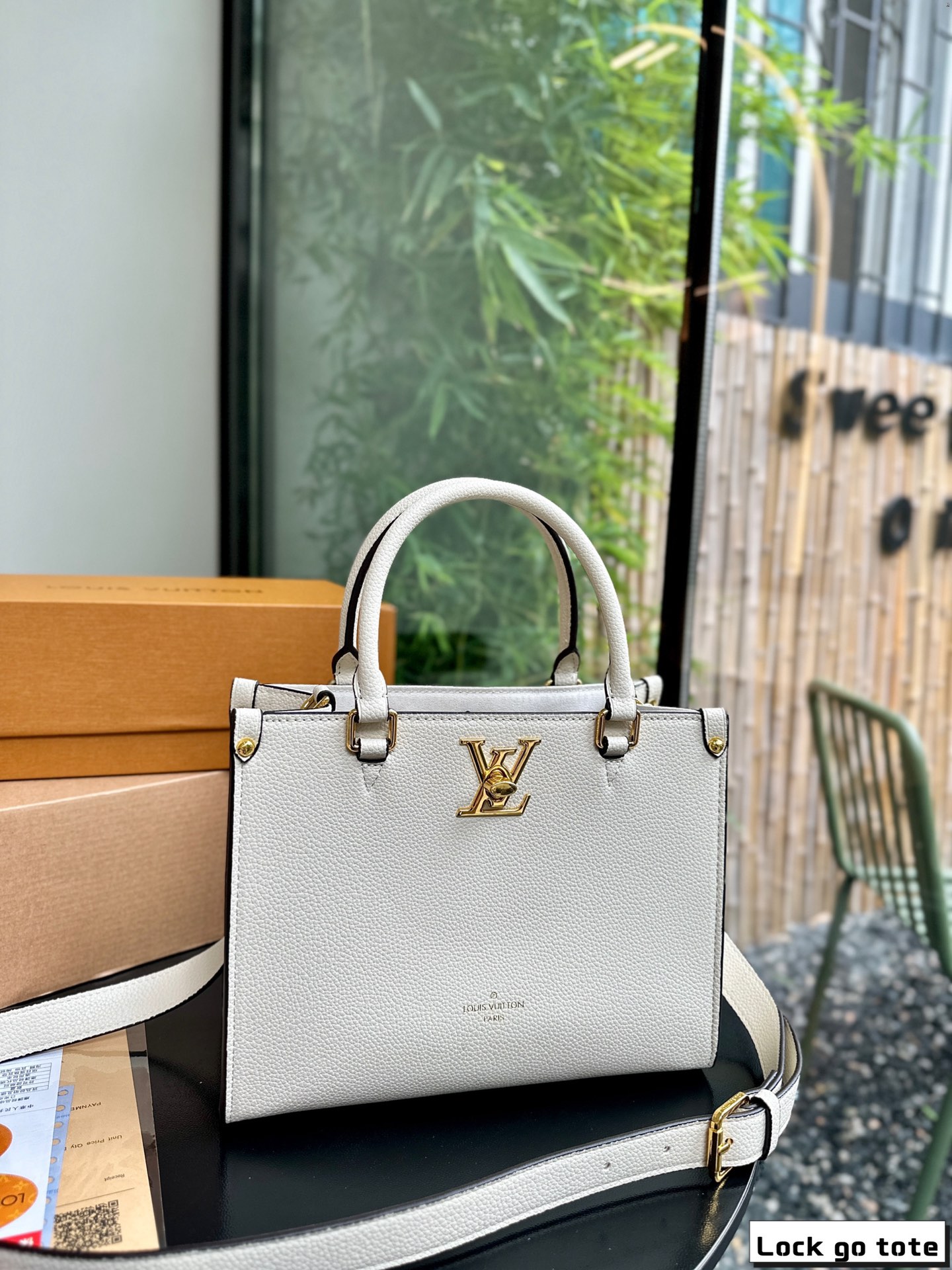 louis new arrival lock&go tote bag size: 25*20 cm