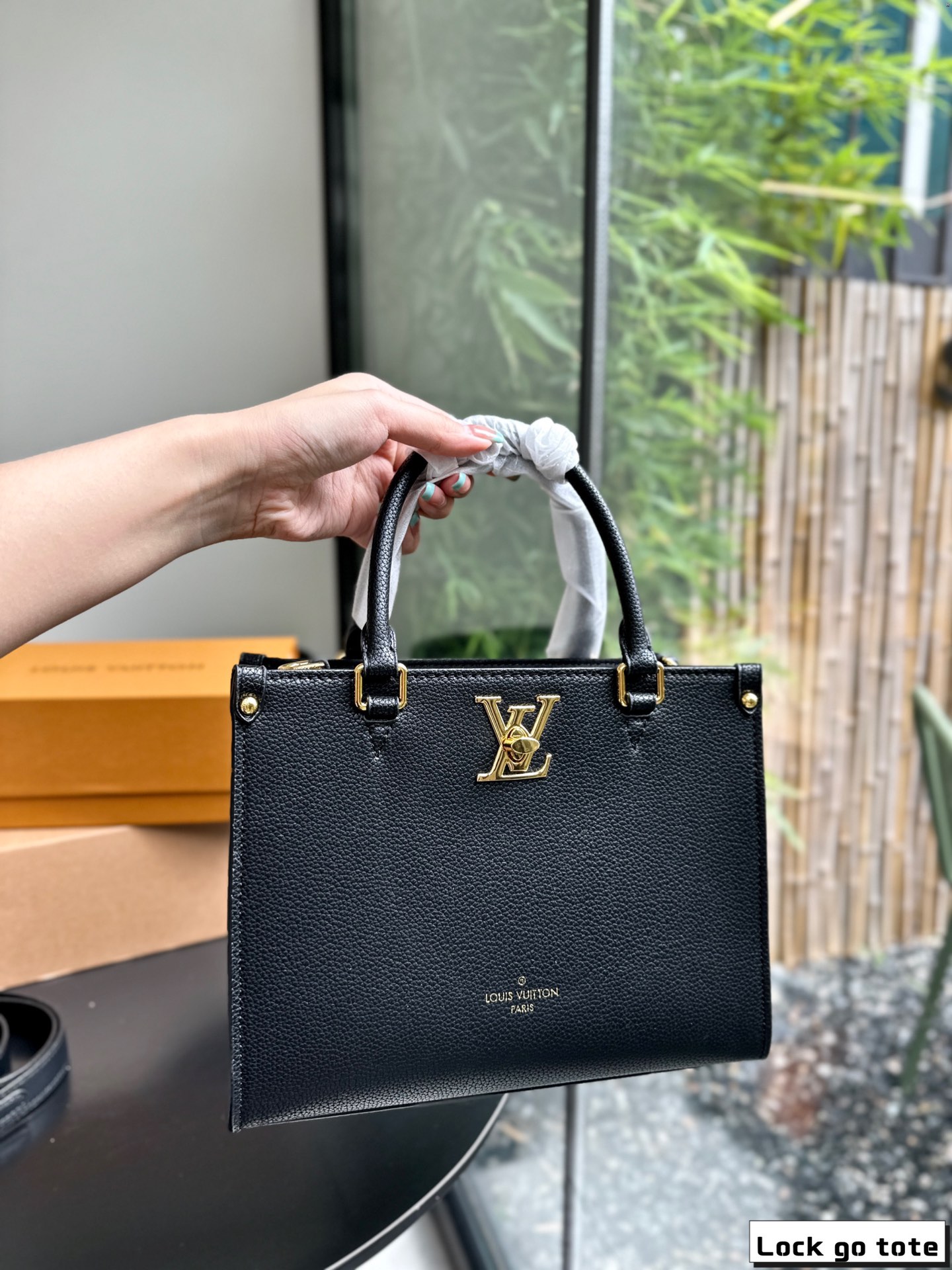 louis new arrival lock&go tote bag size: 25*20 cm