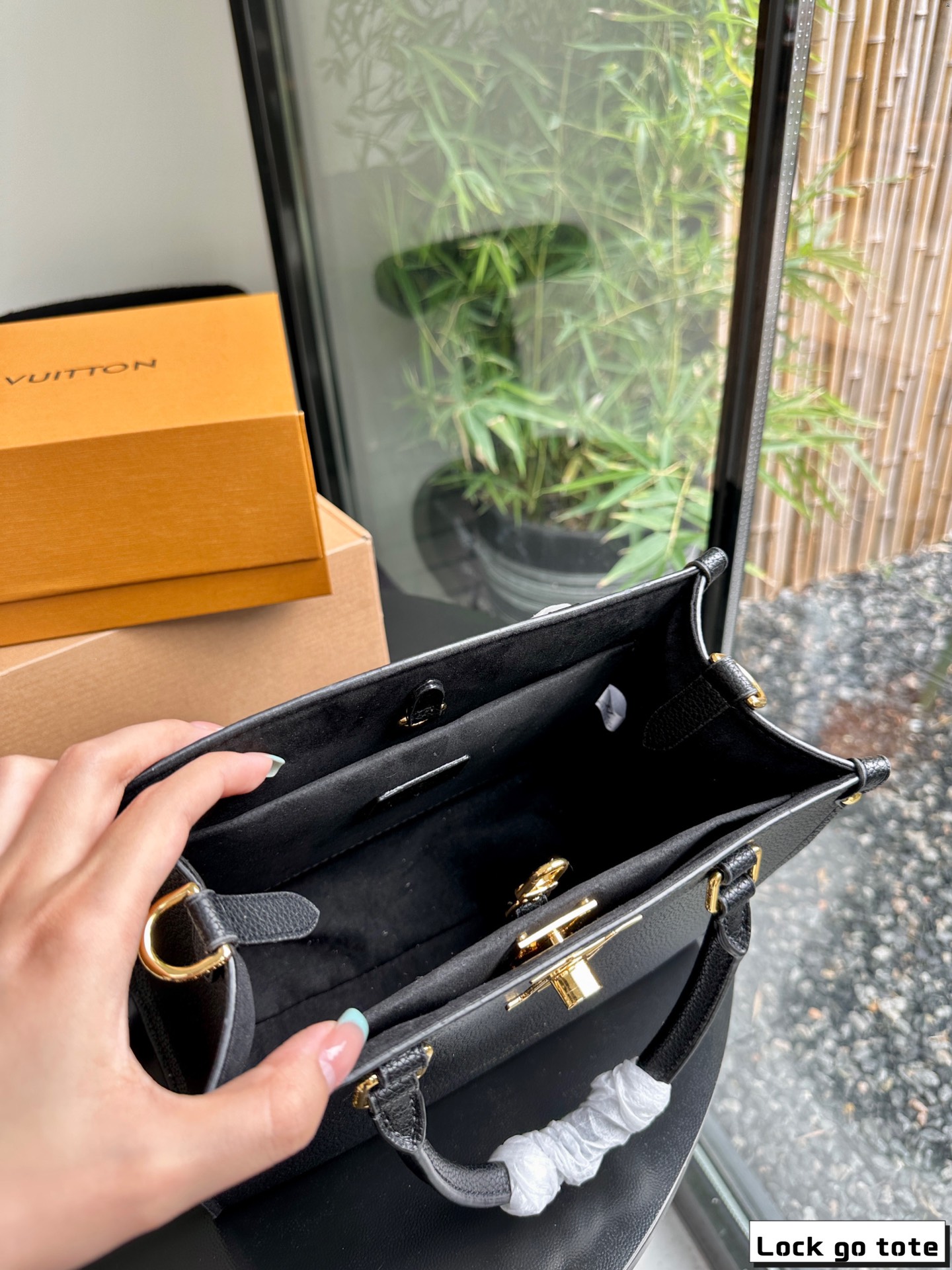 louis new arrival lock&go tote bag size: 25*20 cm